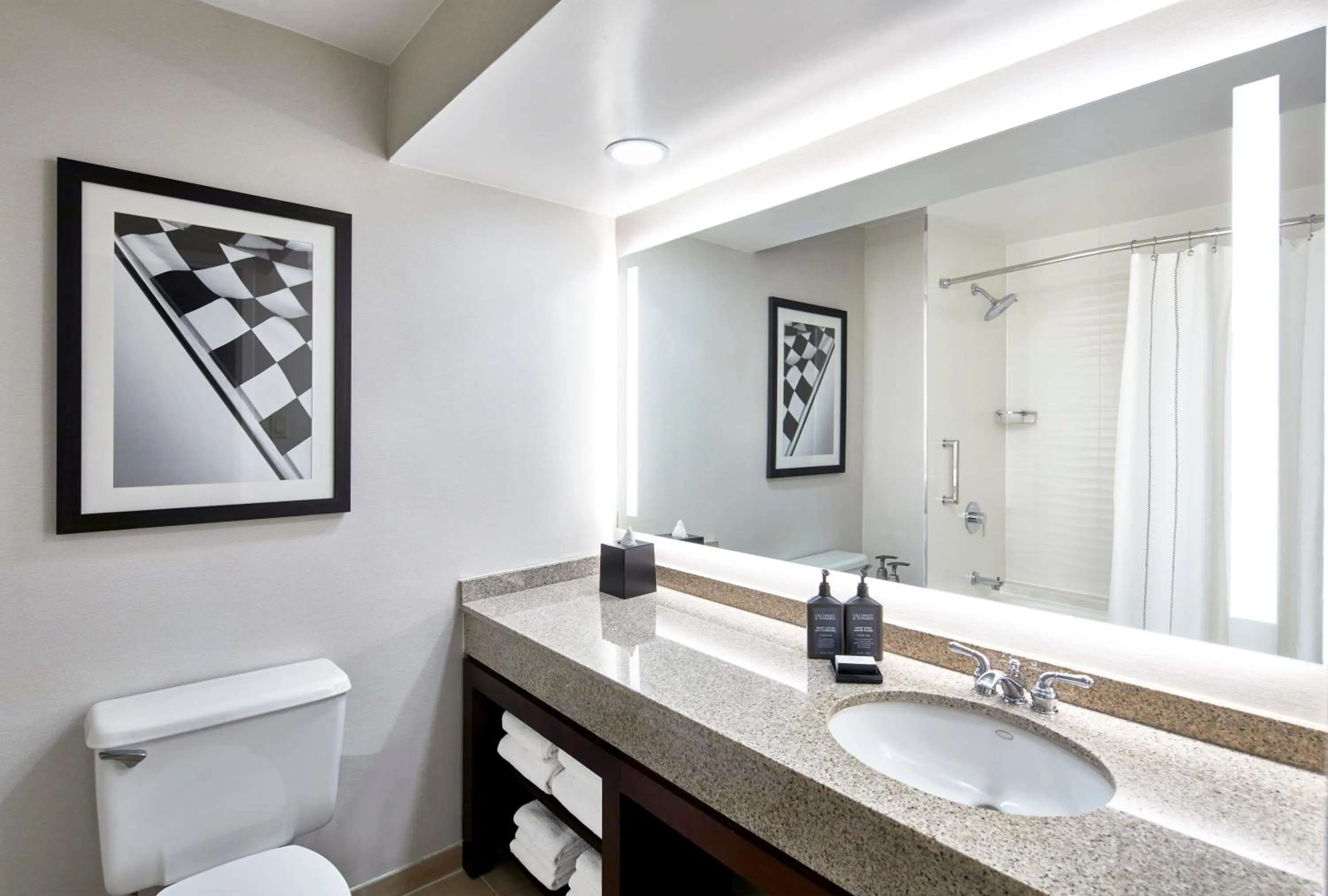 Bathroom in Sheraton Indianapolis Hotel at Keystone Crossing