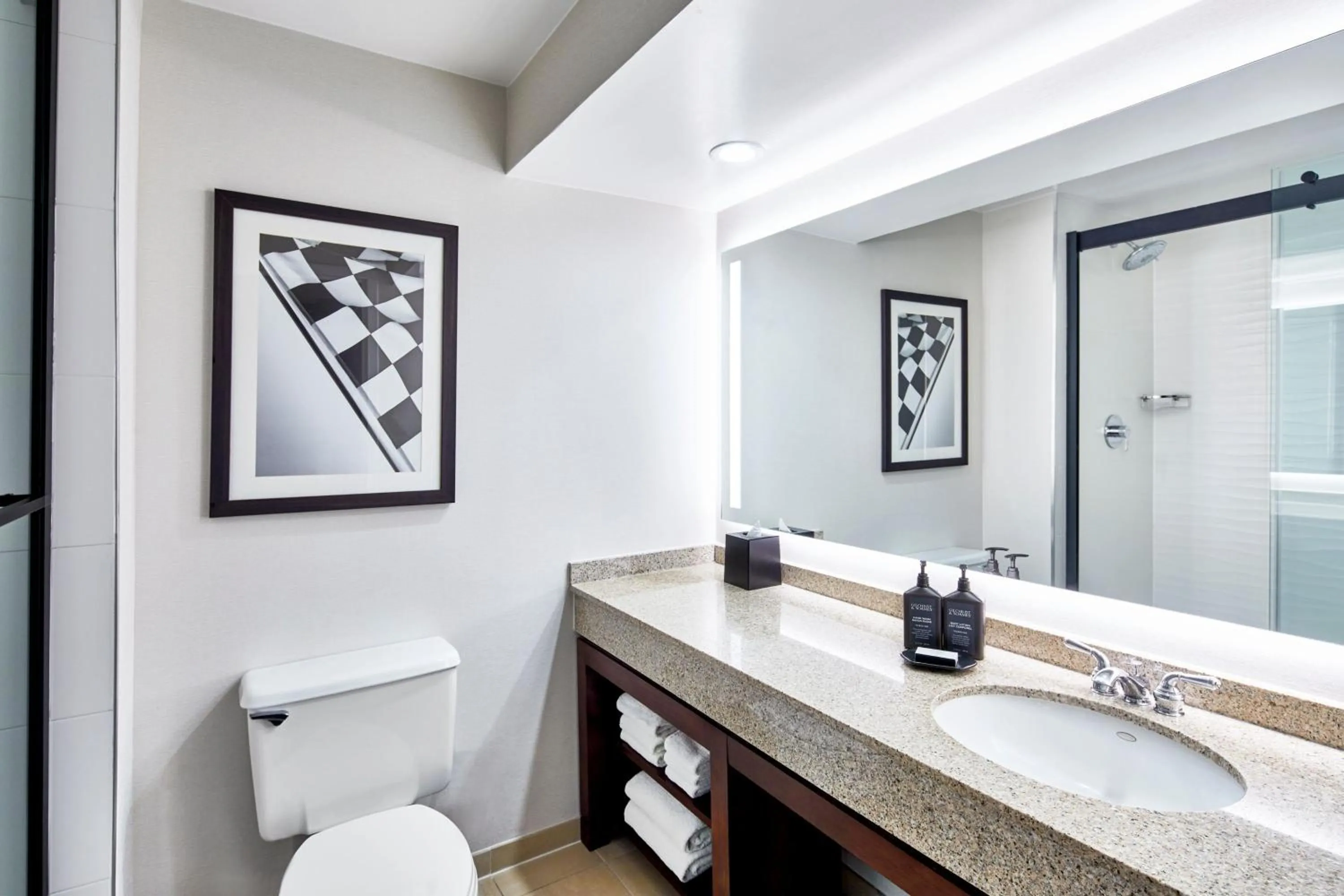 Bathroom in Sheraton Indianapolis Hotel at Keystone Crossing