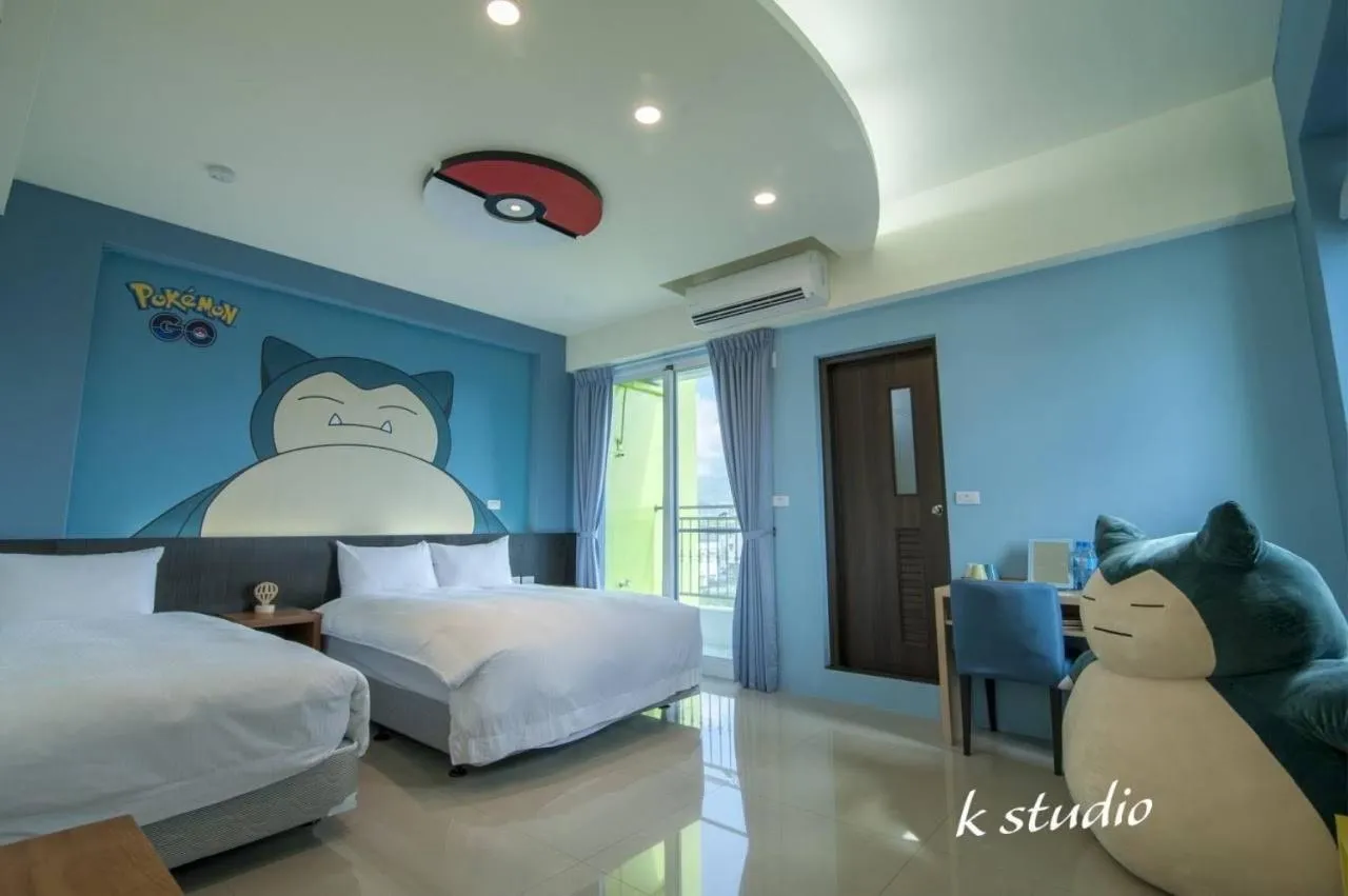 Bed in Taitung Blue Elevator B&B