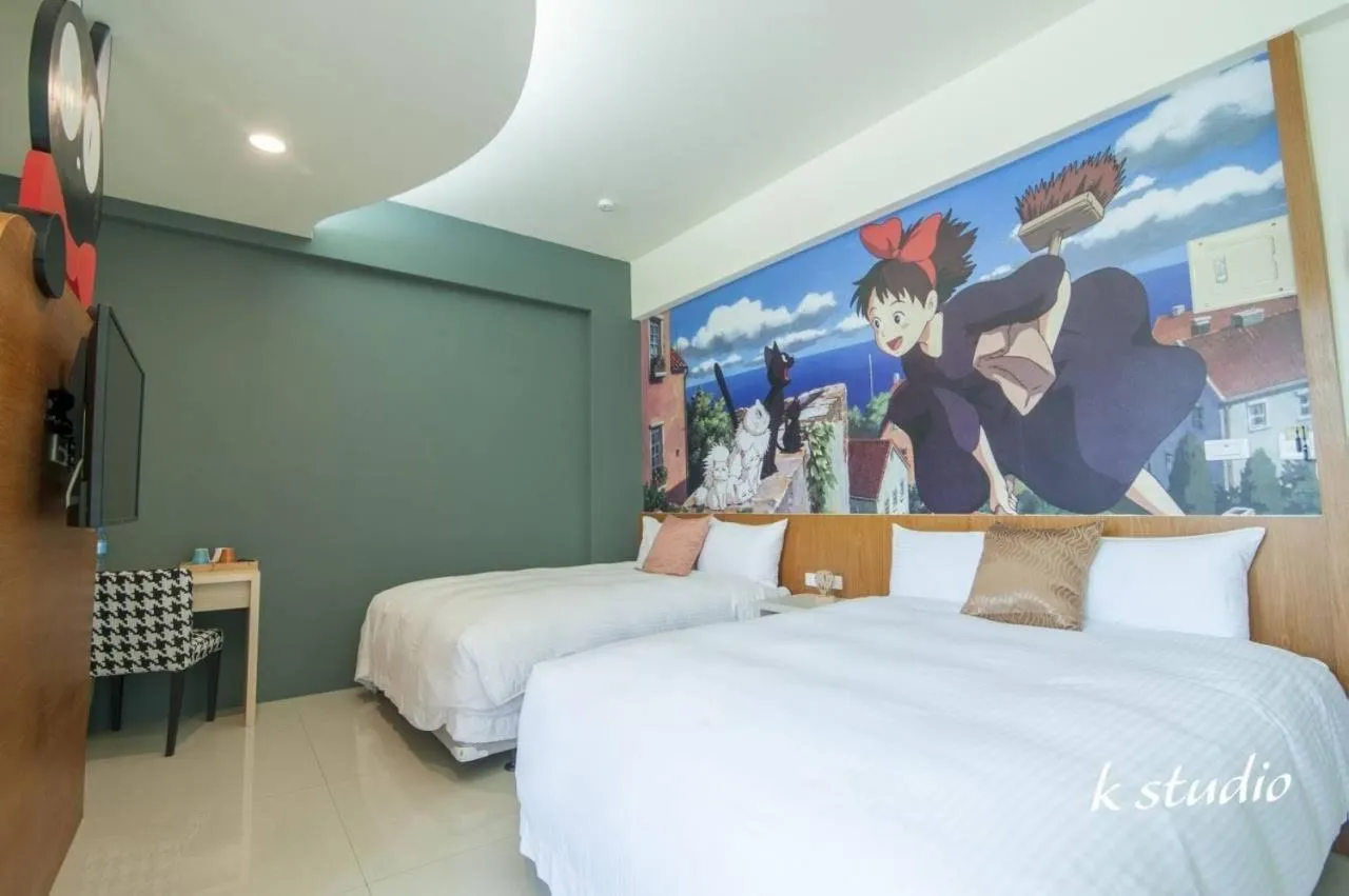 Bed in Taitung Blue Elevator B&B