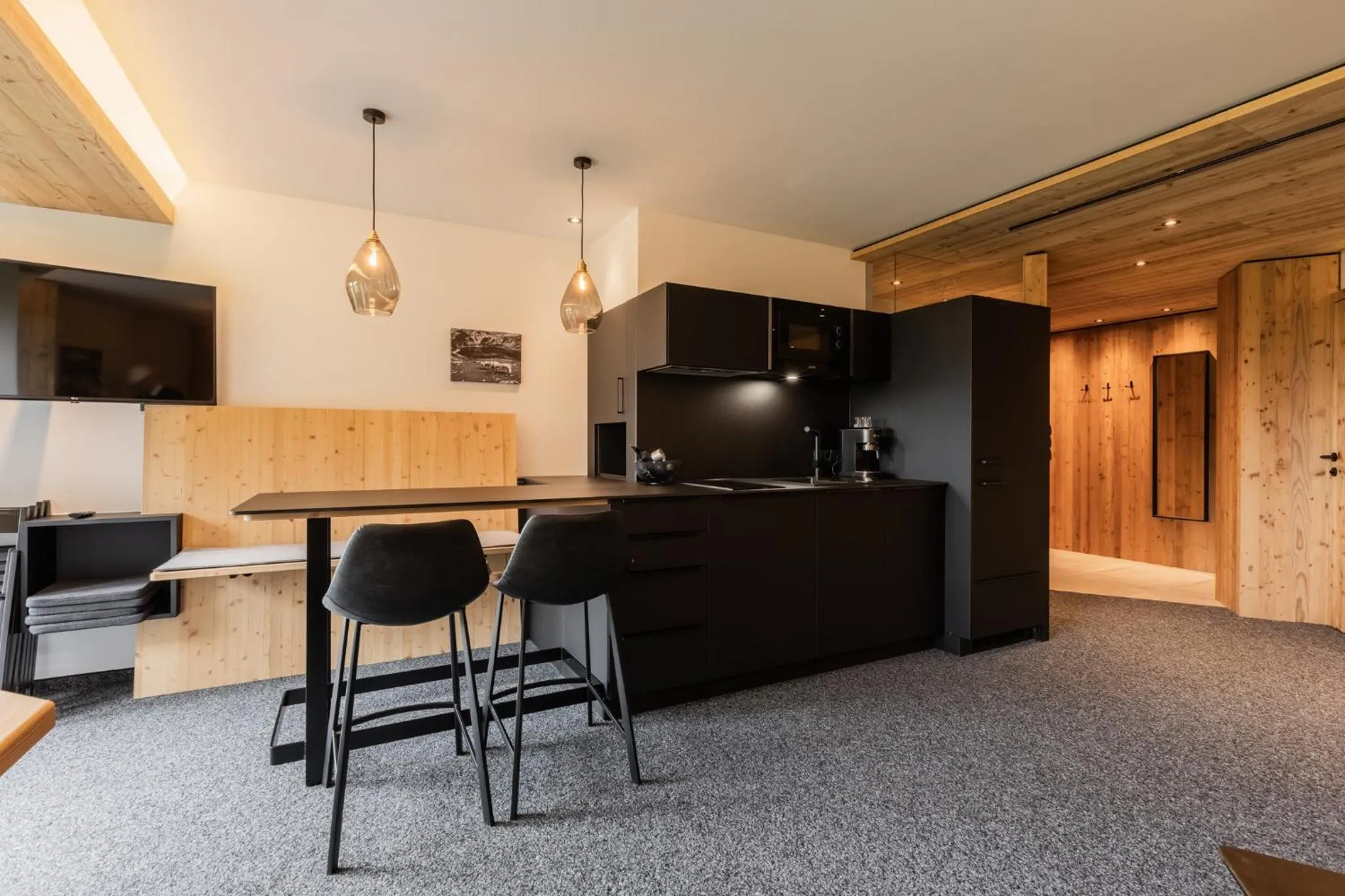 Dining area in s'Hoamatl Dorfkrug Appartements