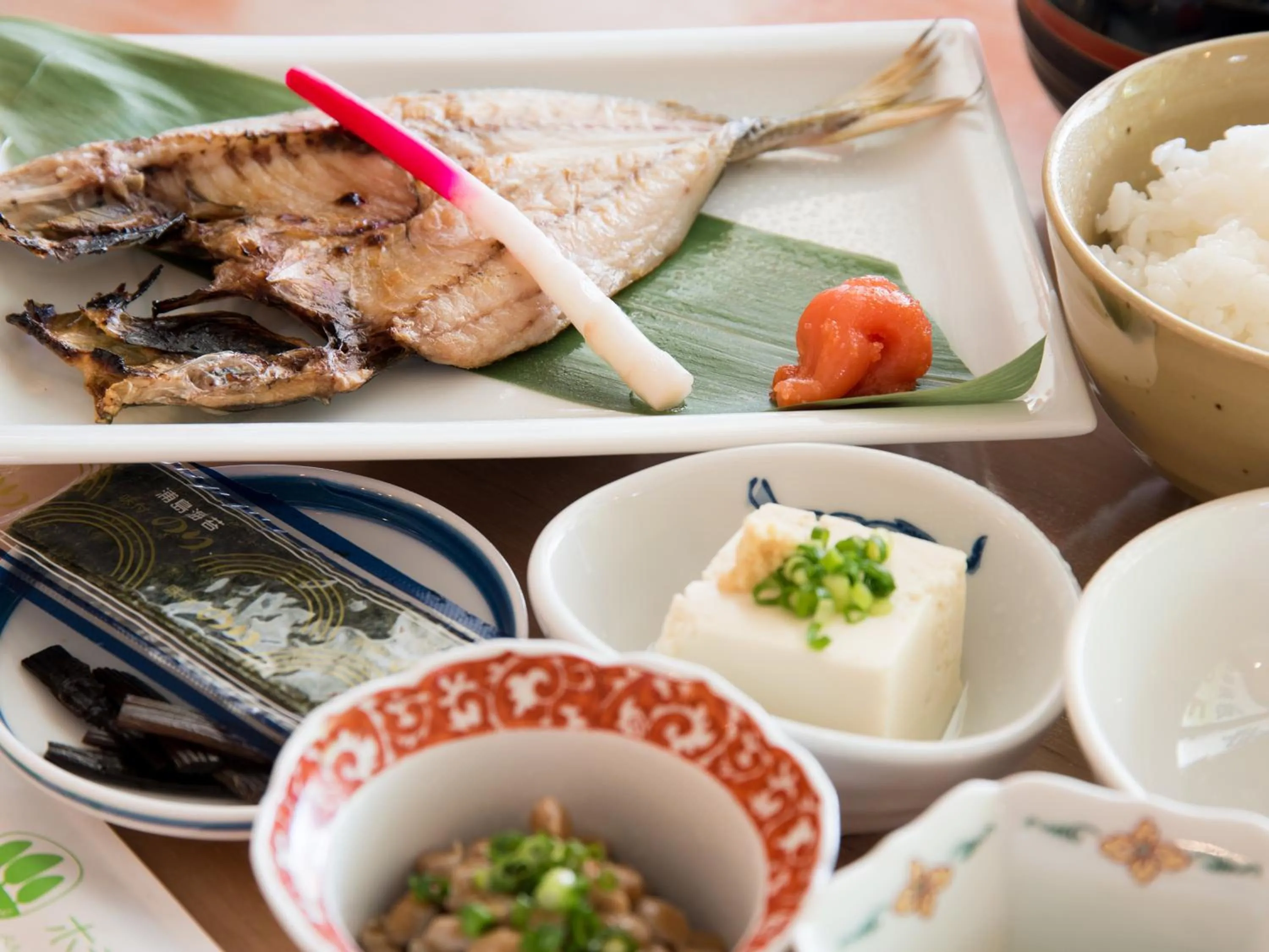 Asian breakfast in Hotel Belleforet