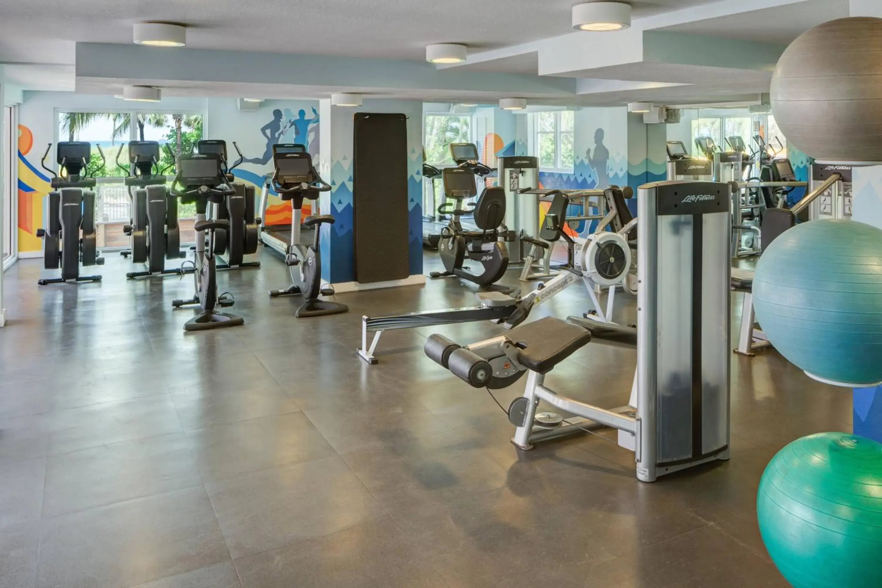 Fitness centre/facilities in Royal Palm South Beach Miami, a Tribute Portfolio Resort Fitness centre/facilities in Royal Palm South Beach Miami, a Tribute Portfolio Resort