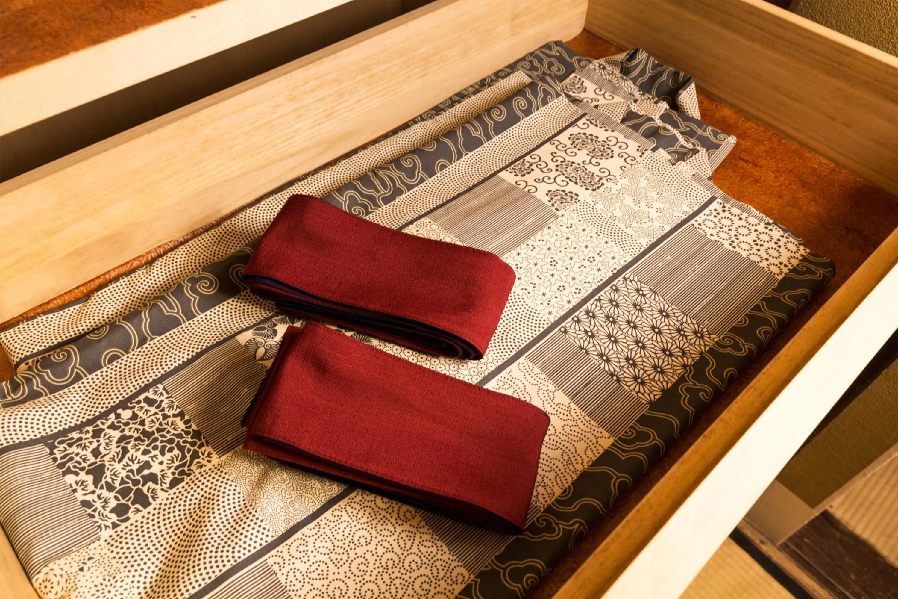 Bed in Machiya Kanazawa Kikunoya