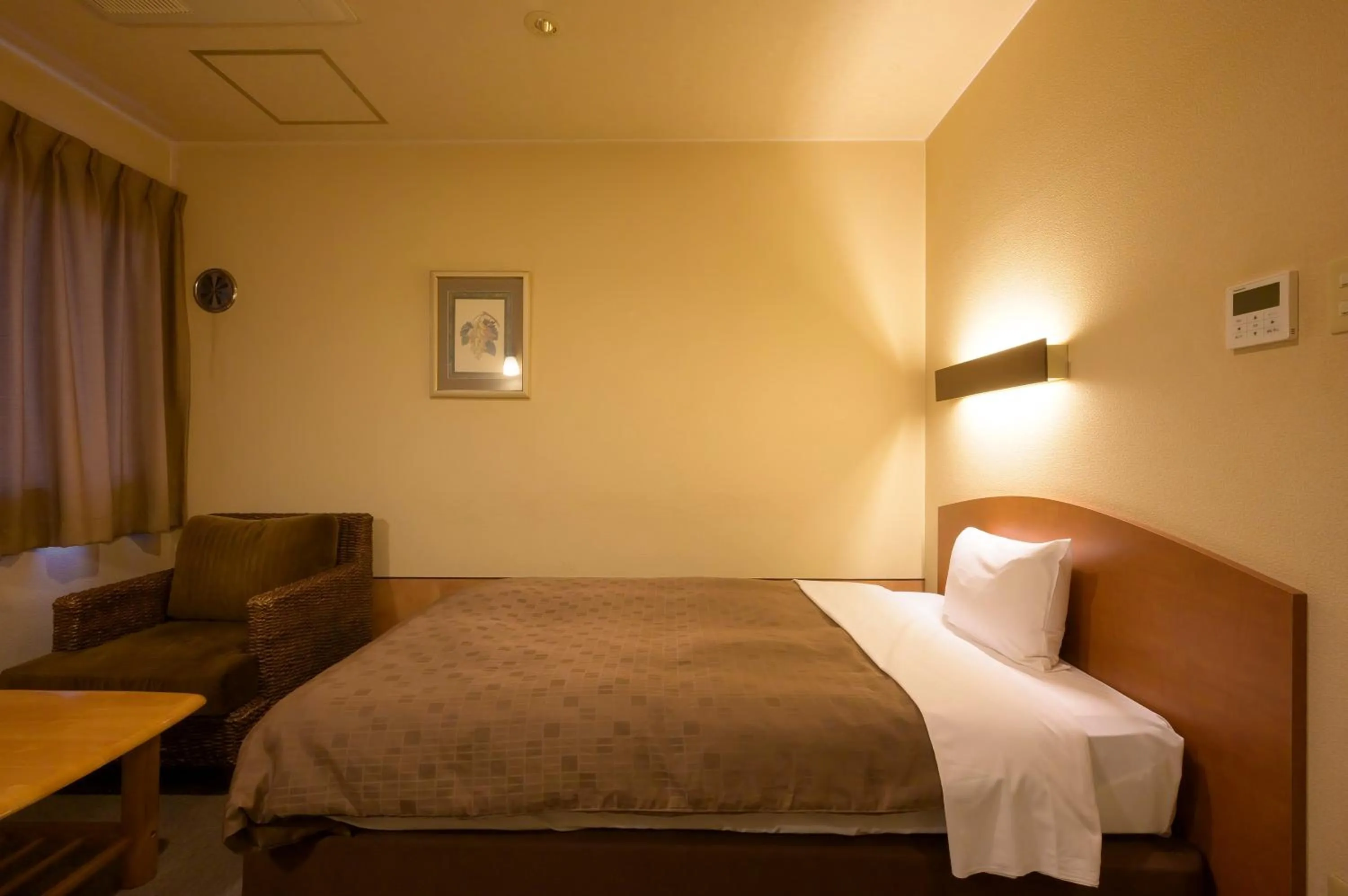 Bed in Hotel Wakasa