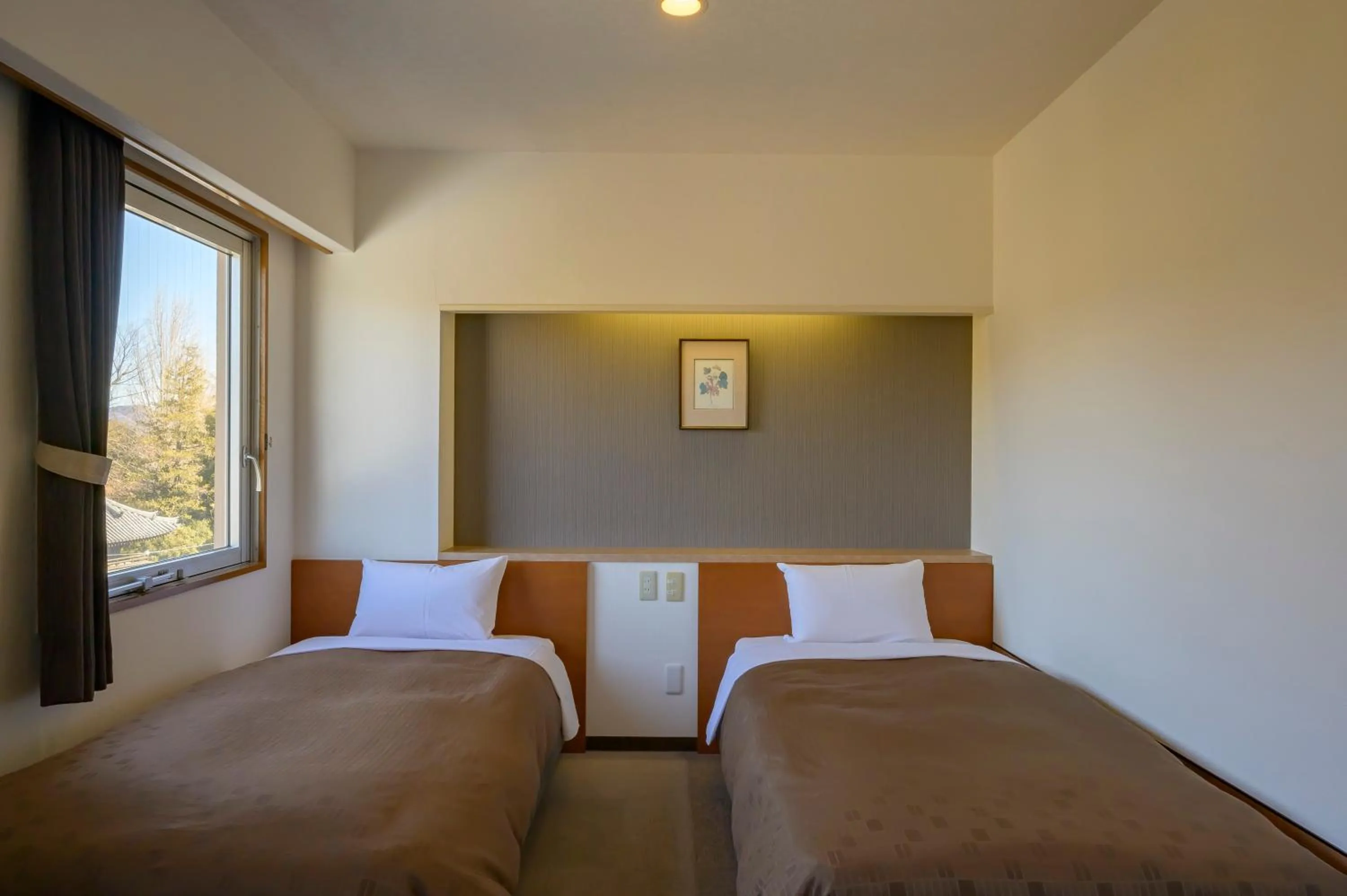 Bed in Hotel Wakasa