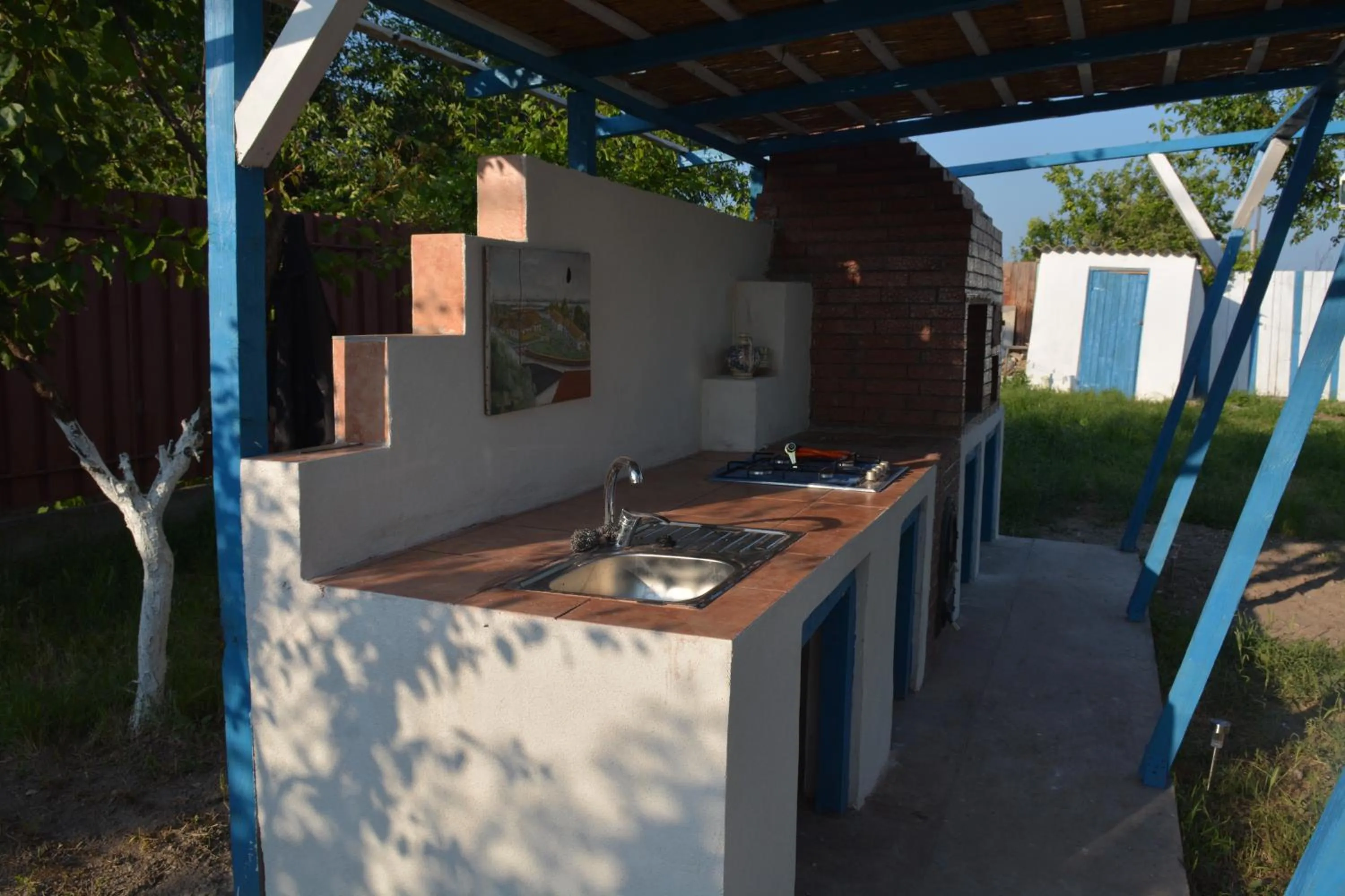 BBQ facilities in Sailors Guest House Jurilovca