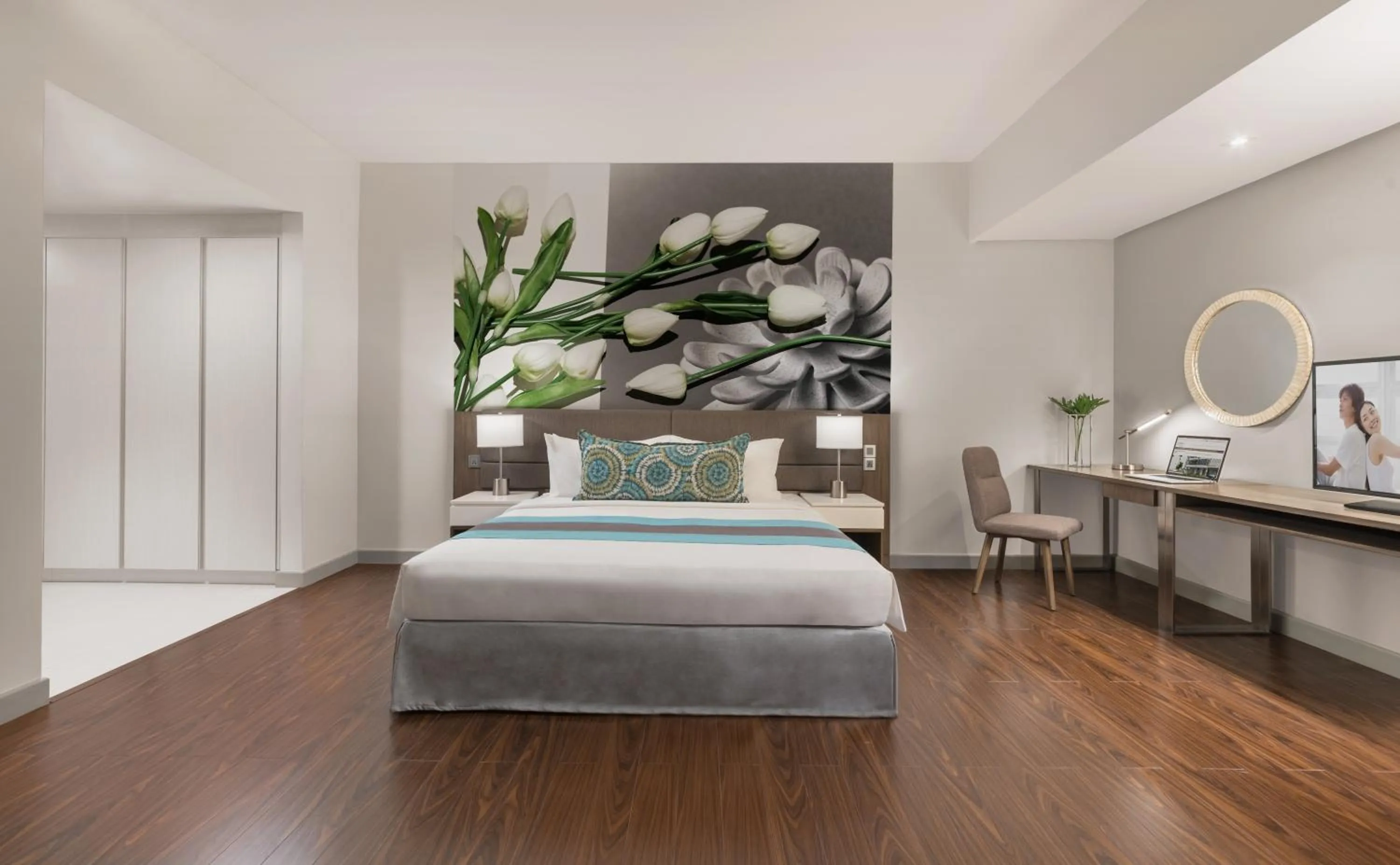 Bed in Citadines Millennium Ortigas Manila