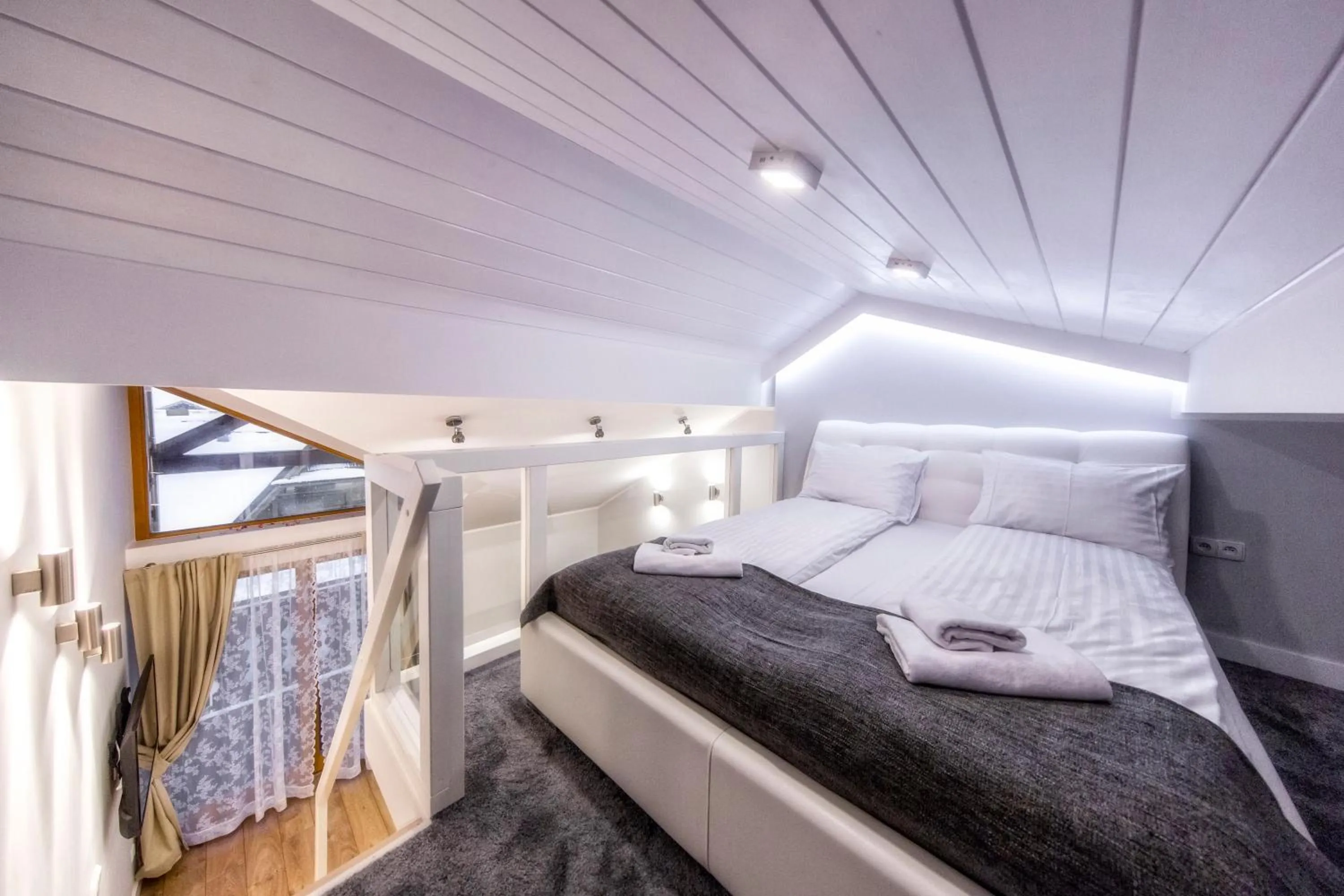 Bedroom, Bed in Giewont Krupówki SPA