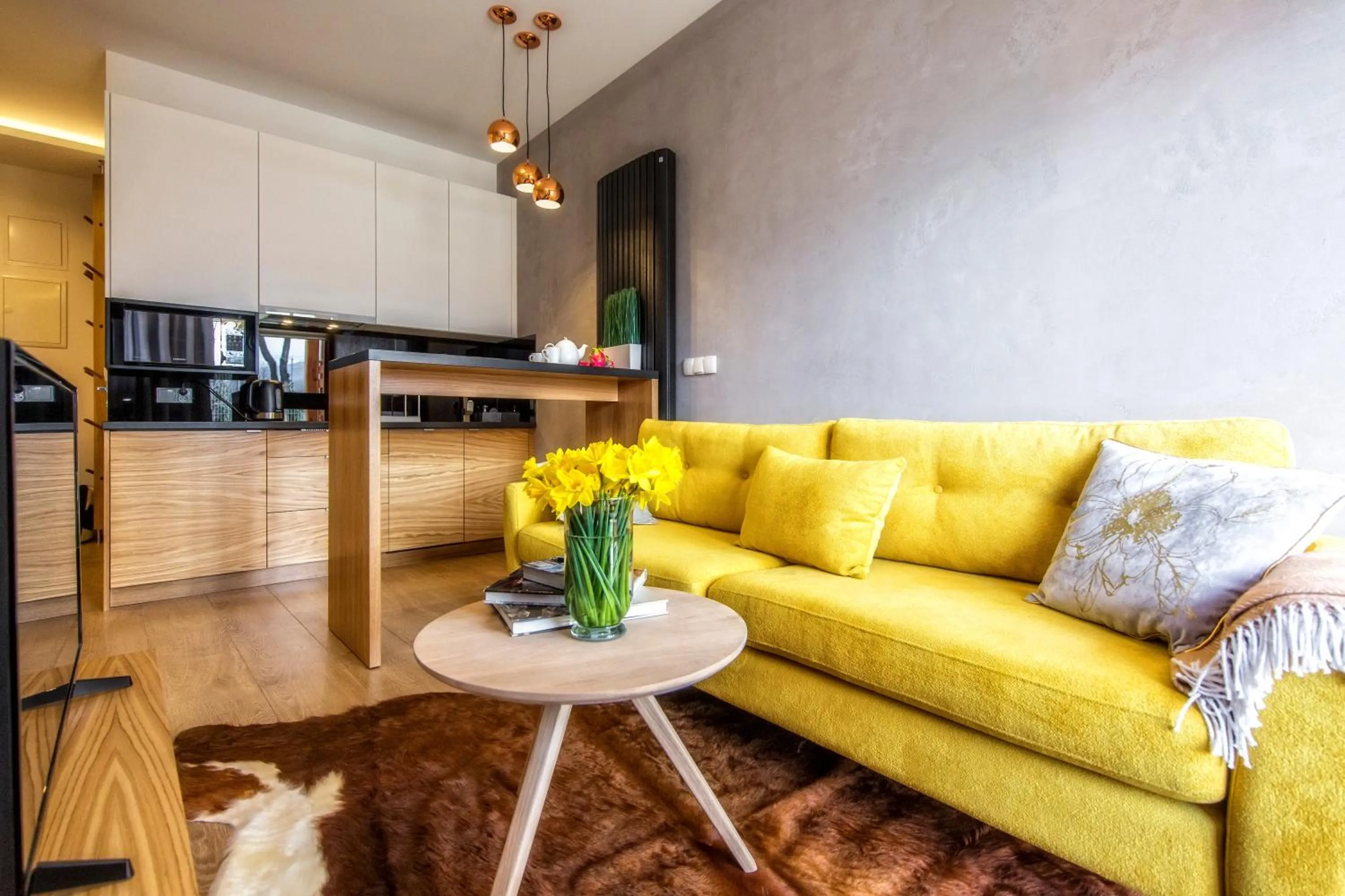 Living room in Giewont Krupówki SPA