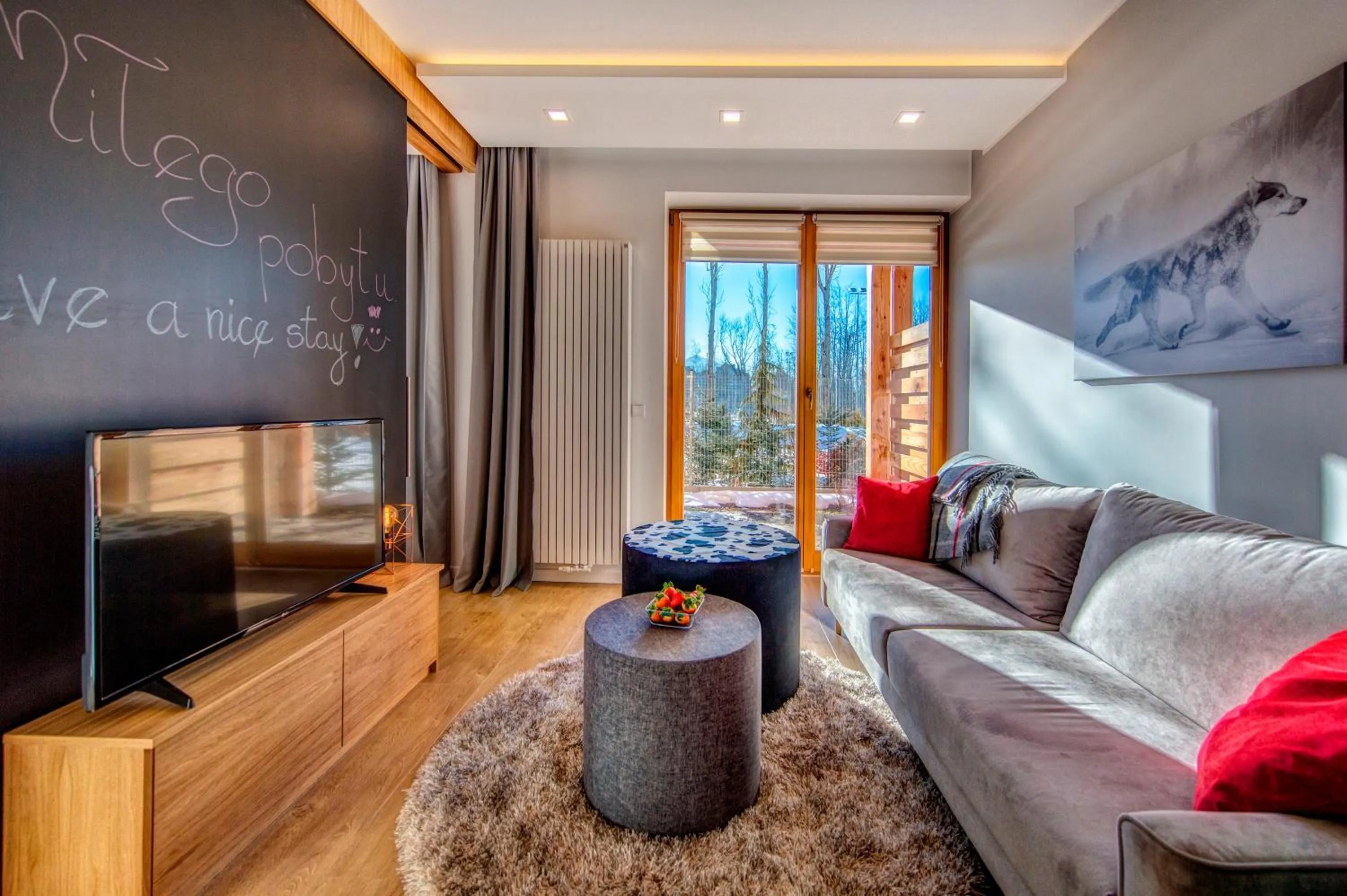 Living room in Giewont Krupówki SPA