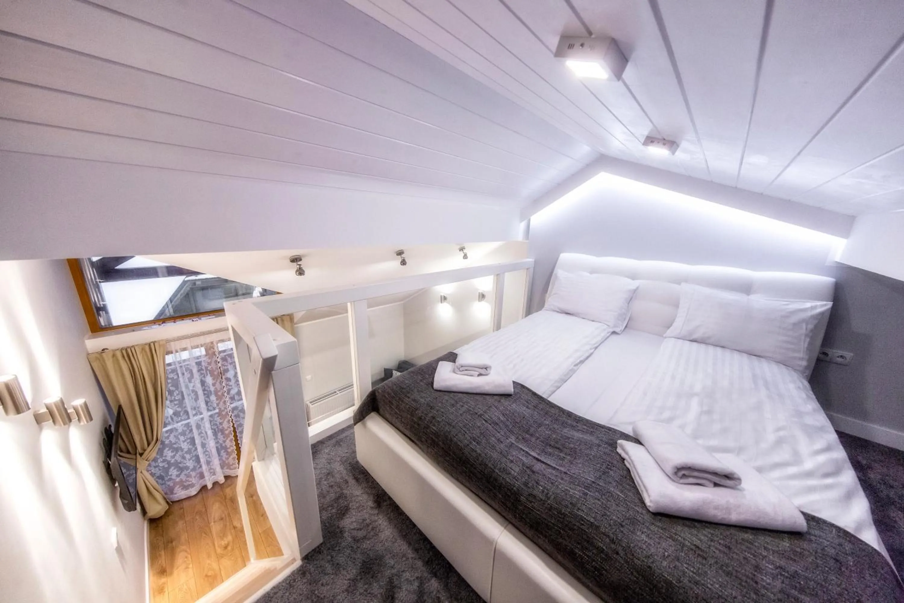 Bedroom, Bed in Giewont Krupówki SPA