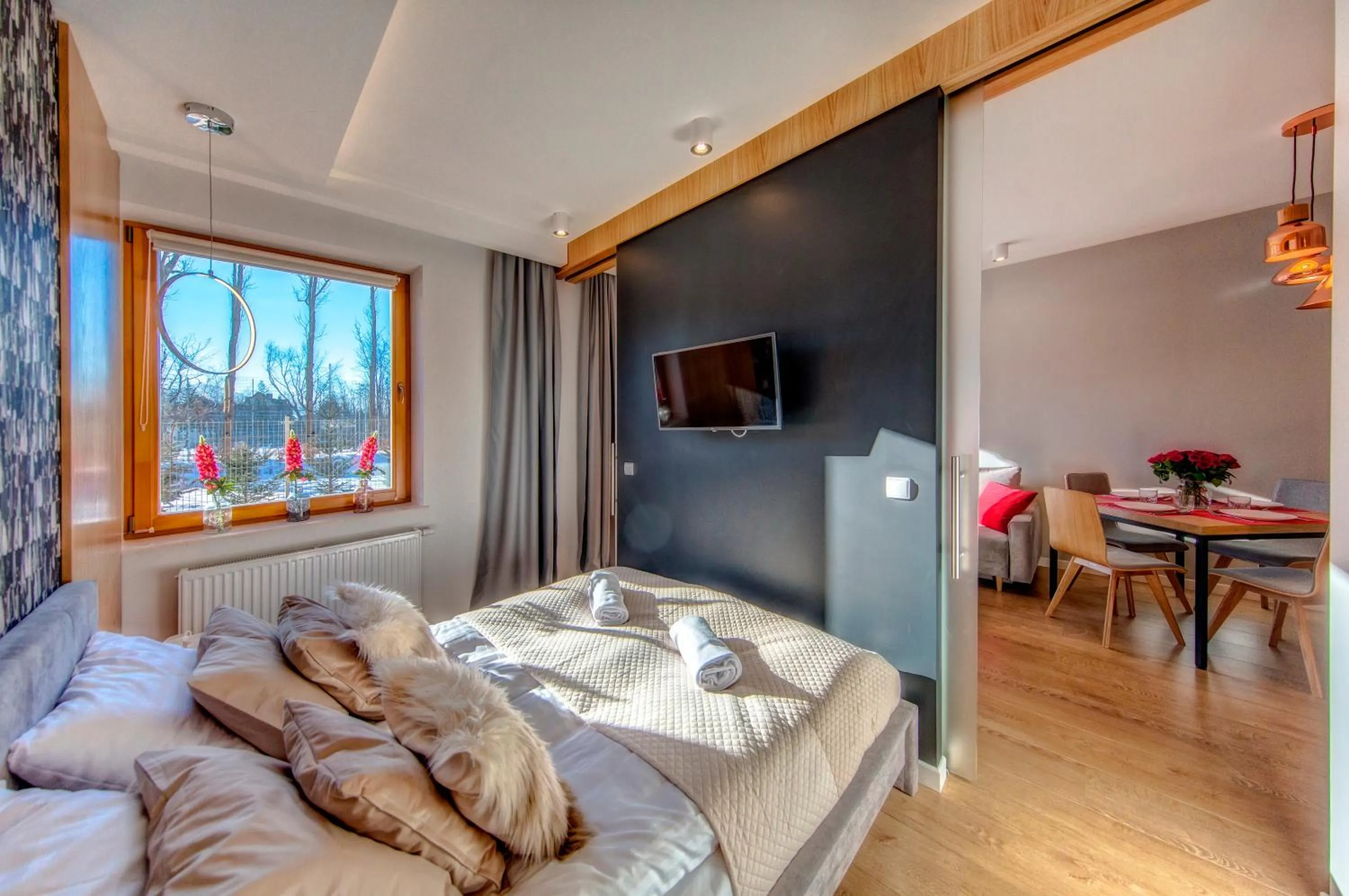 Photo of the whole room, Bed in Giewont Krupówki SPA