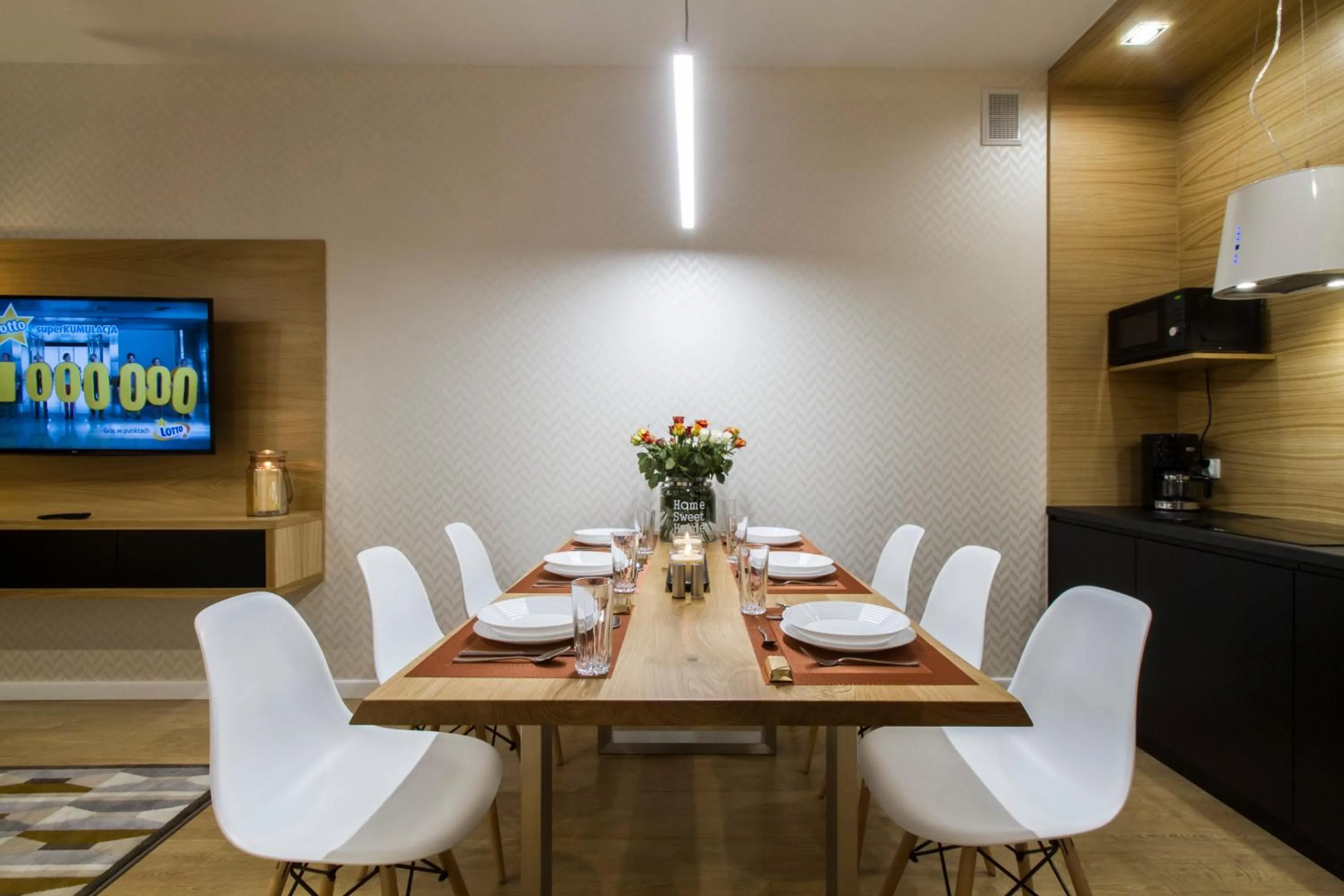 Kitchen or kitchenette in Giewont Krupówki SPA