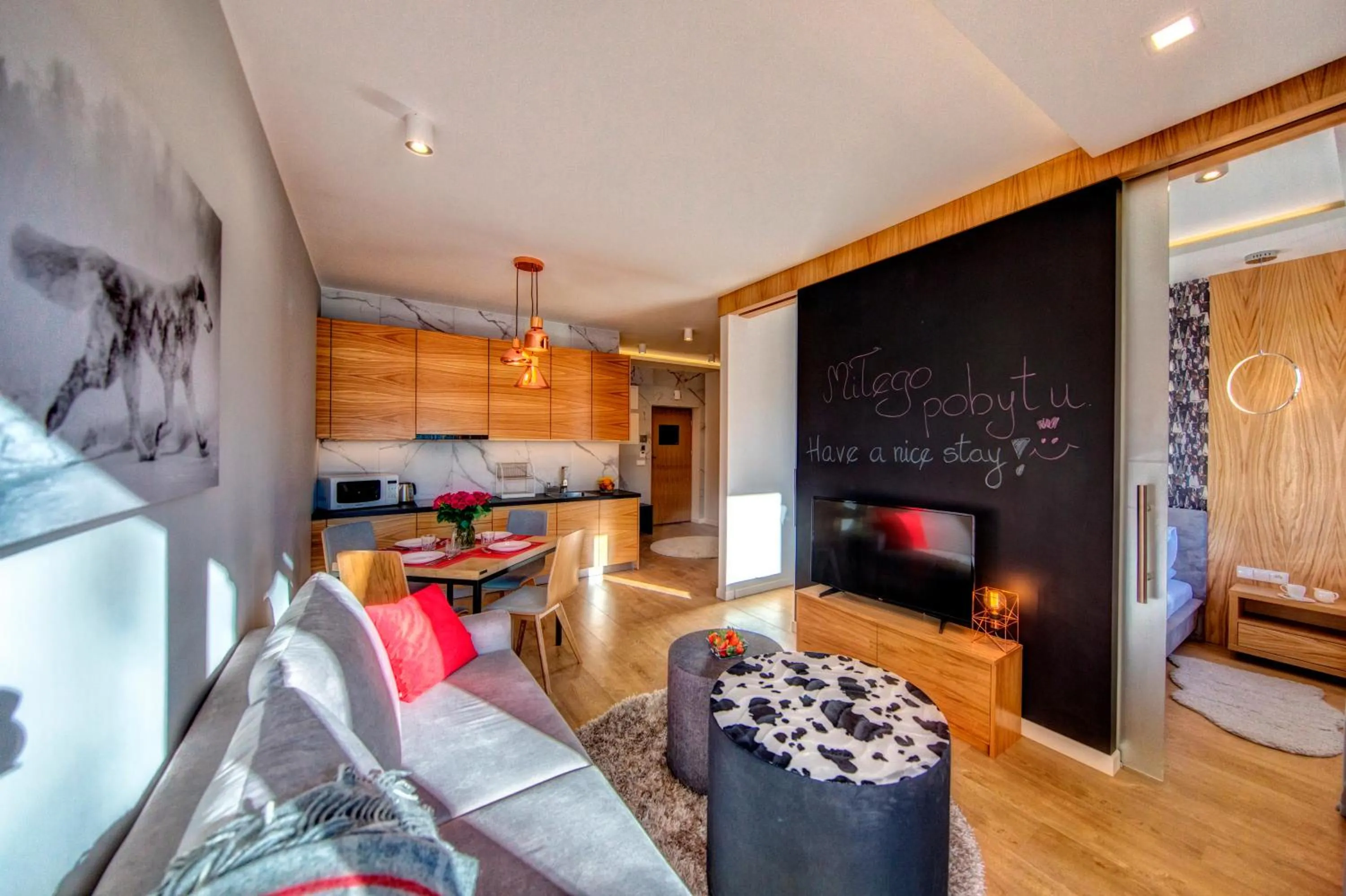 Living room in Giewont Krupówki SPA