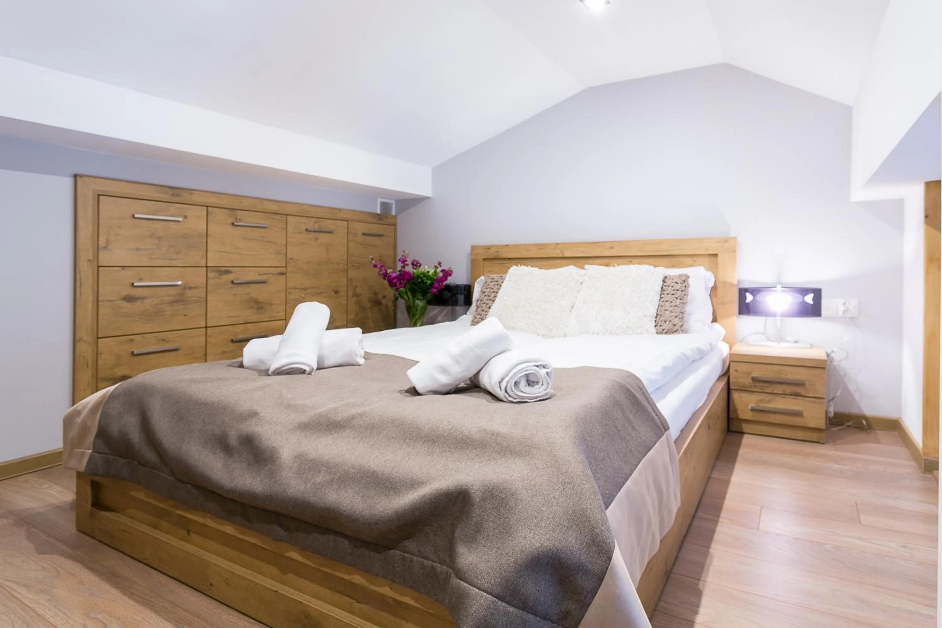 Bedroom, Bed in Giewont Krupówki SPA