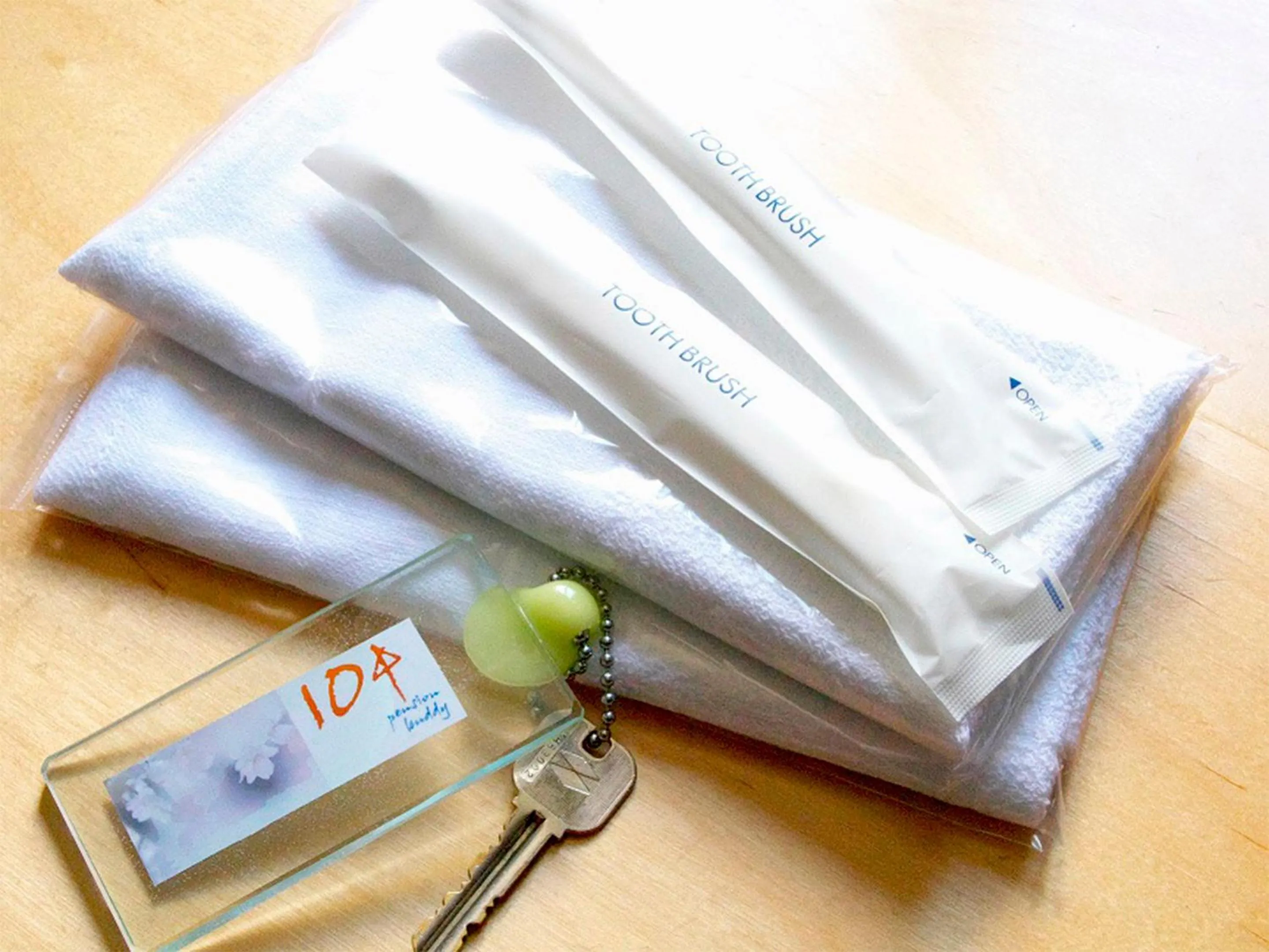 towels in Pension Buddy