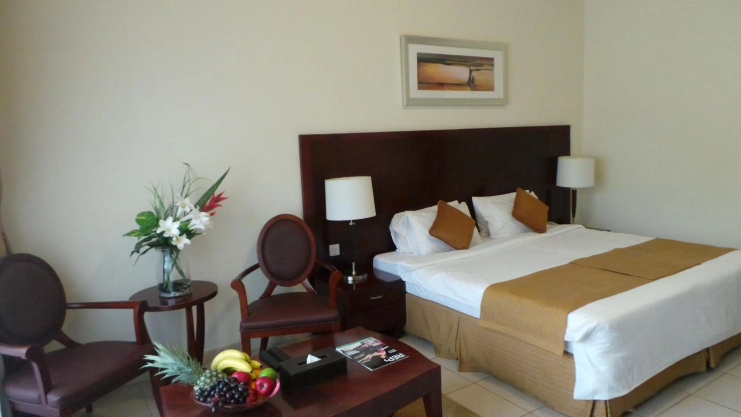 Bed in Akas-Inn Hotel Apartment