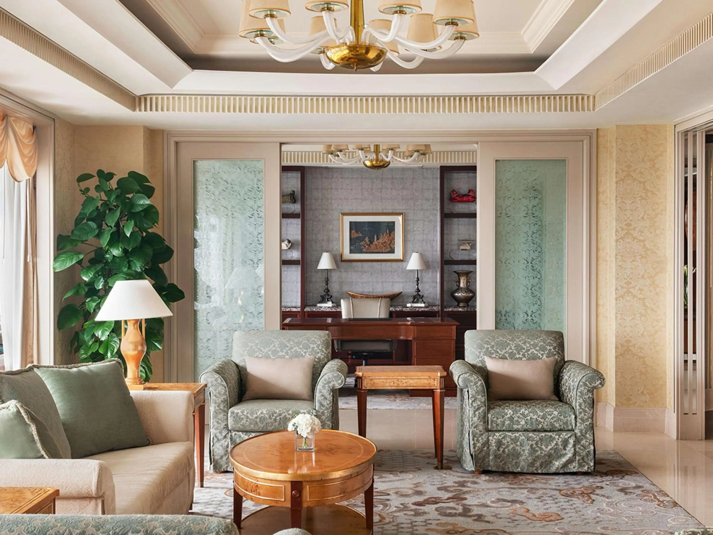 Living room in Shangri-La Fuzhou
