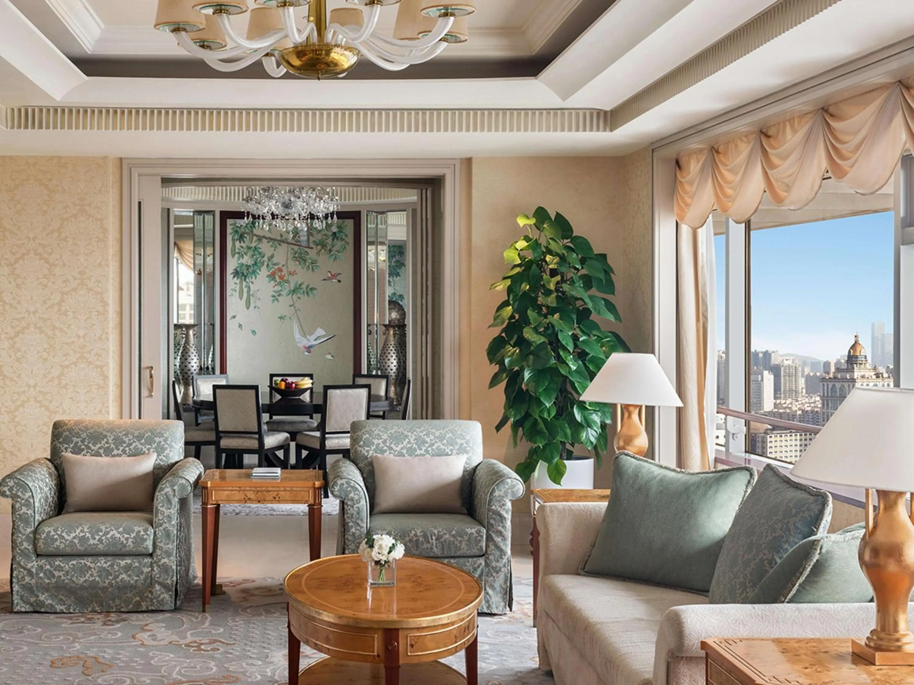 Living room in Shangri-La Fuzhou