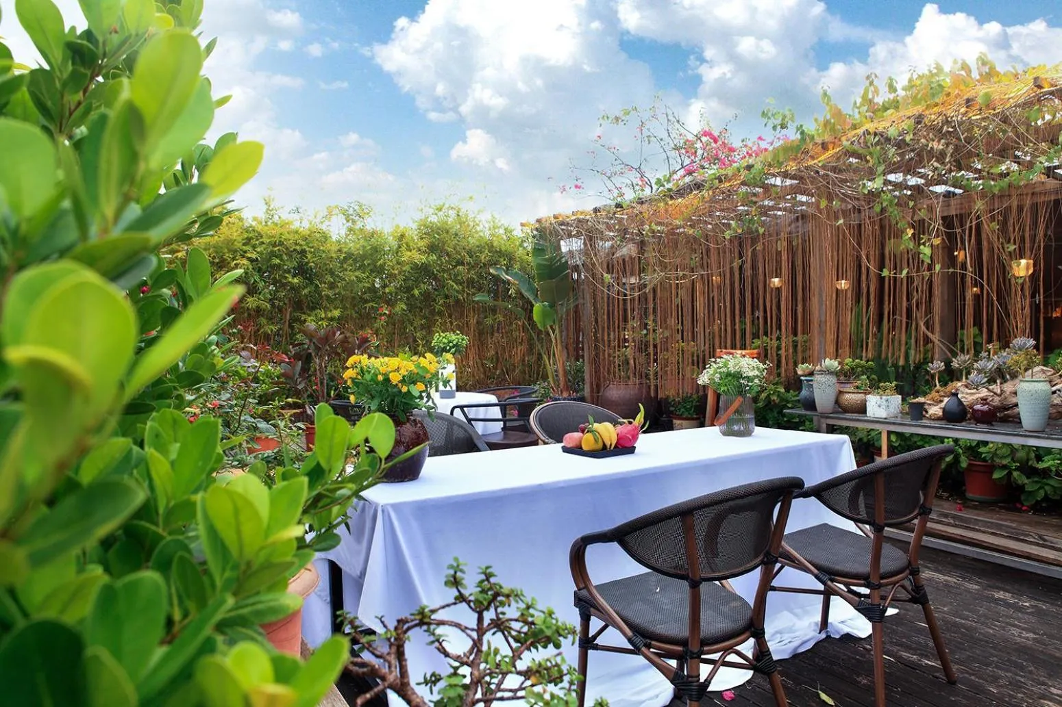 Garden view in Sky Garden Inn