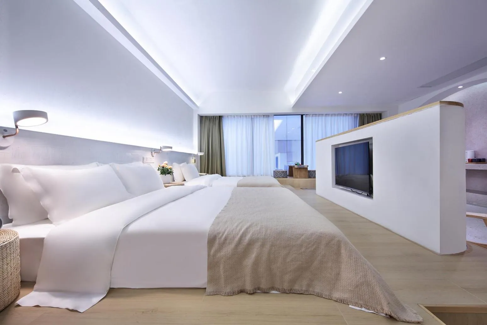 Photo of the whole room in Sky Garden Inn