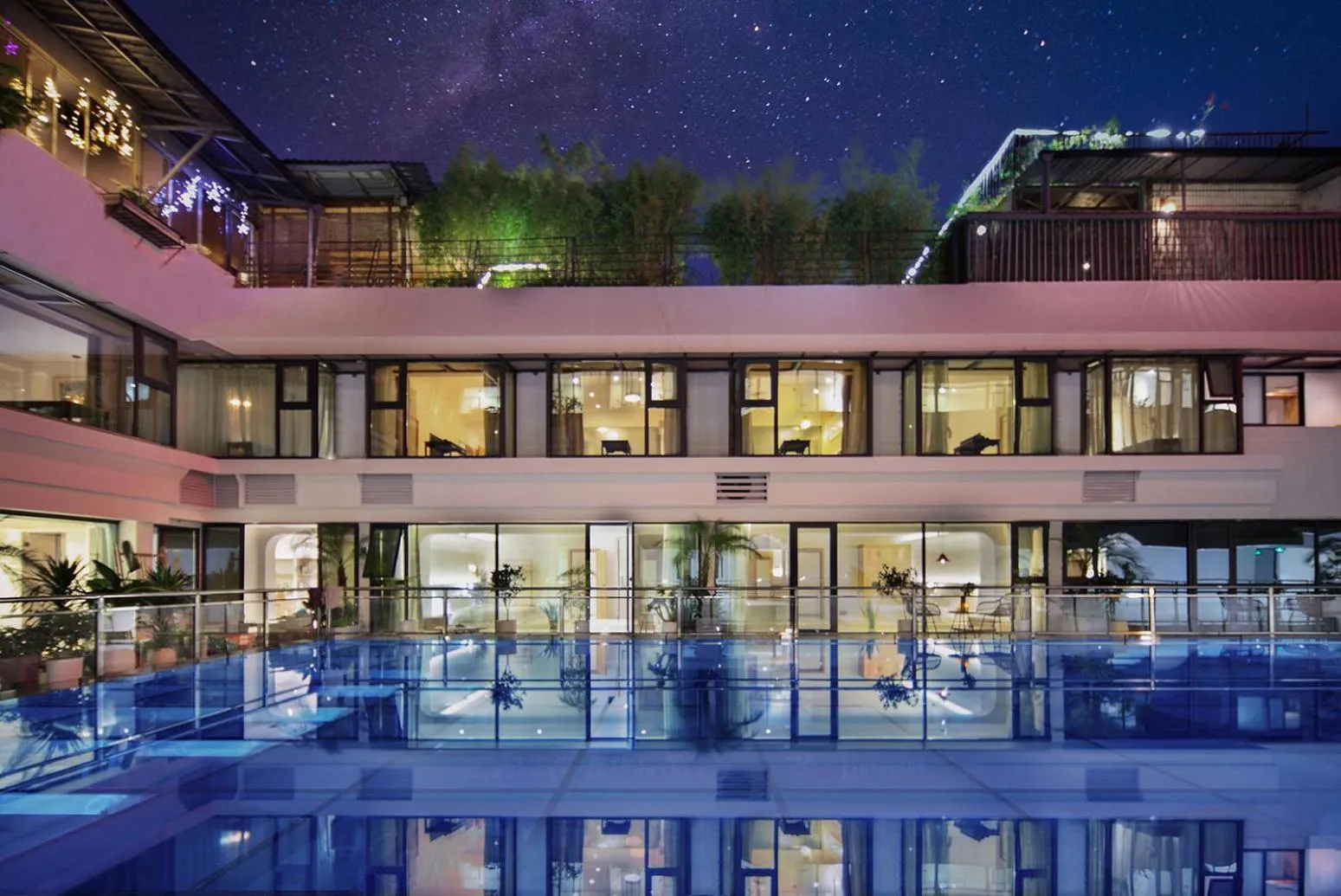 Property building in Sky Garden Inn