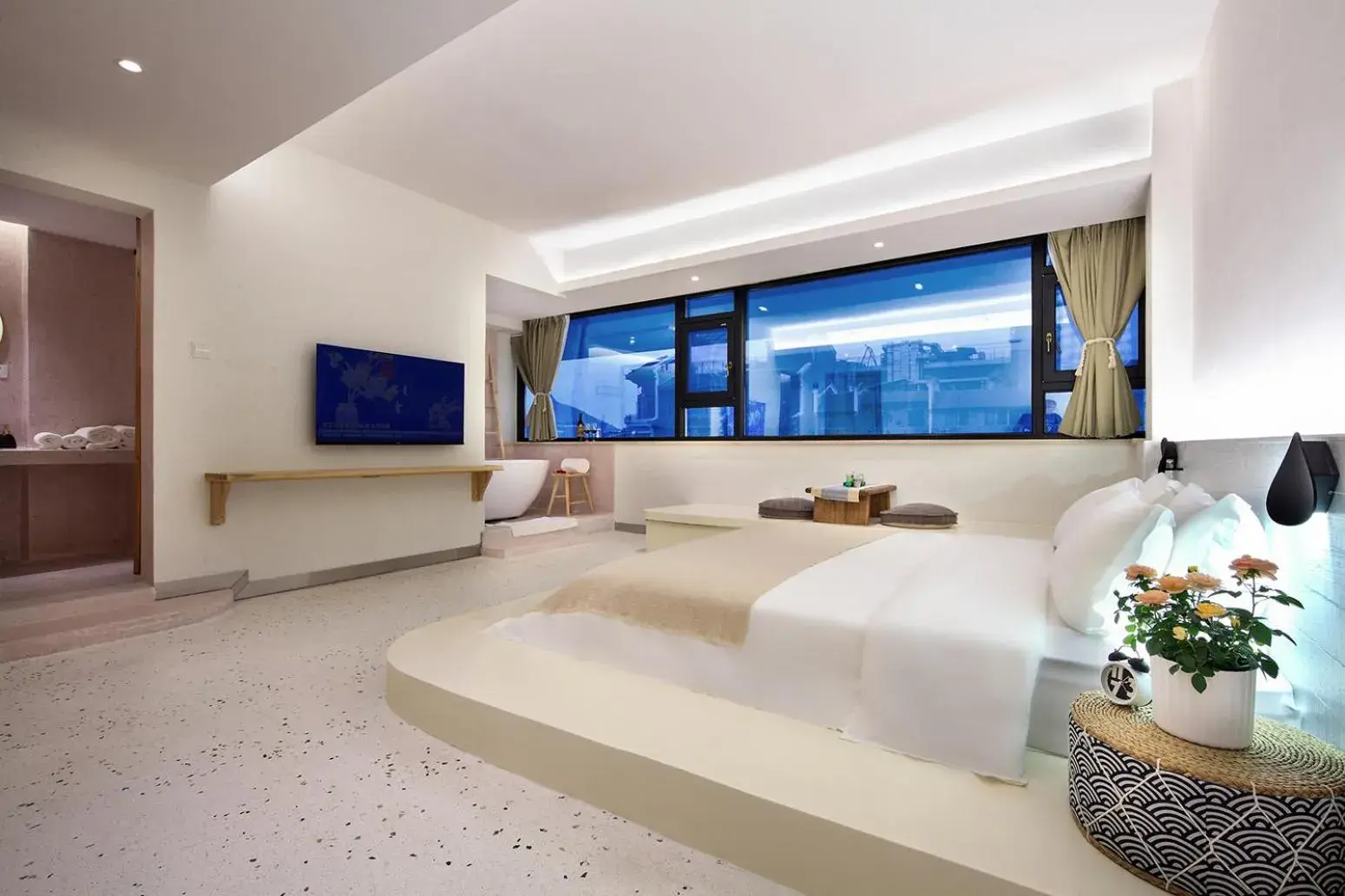 Double Room with City View in Sky Garden Inn Double Room with City View in Sky Garden Inn
