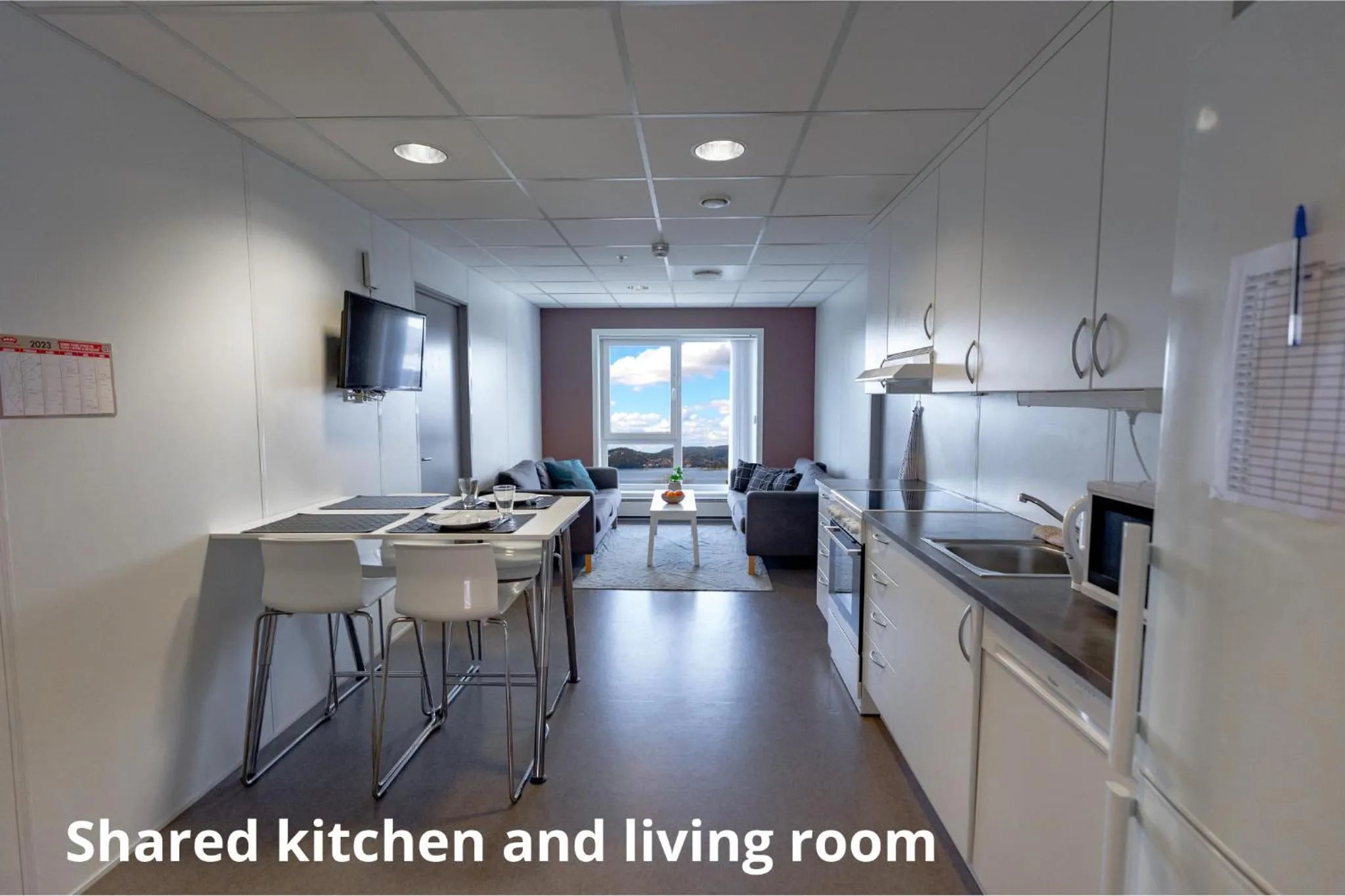 Communal lounge/ TV room in Ansgar Summerhotel