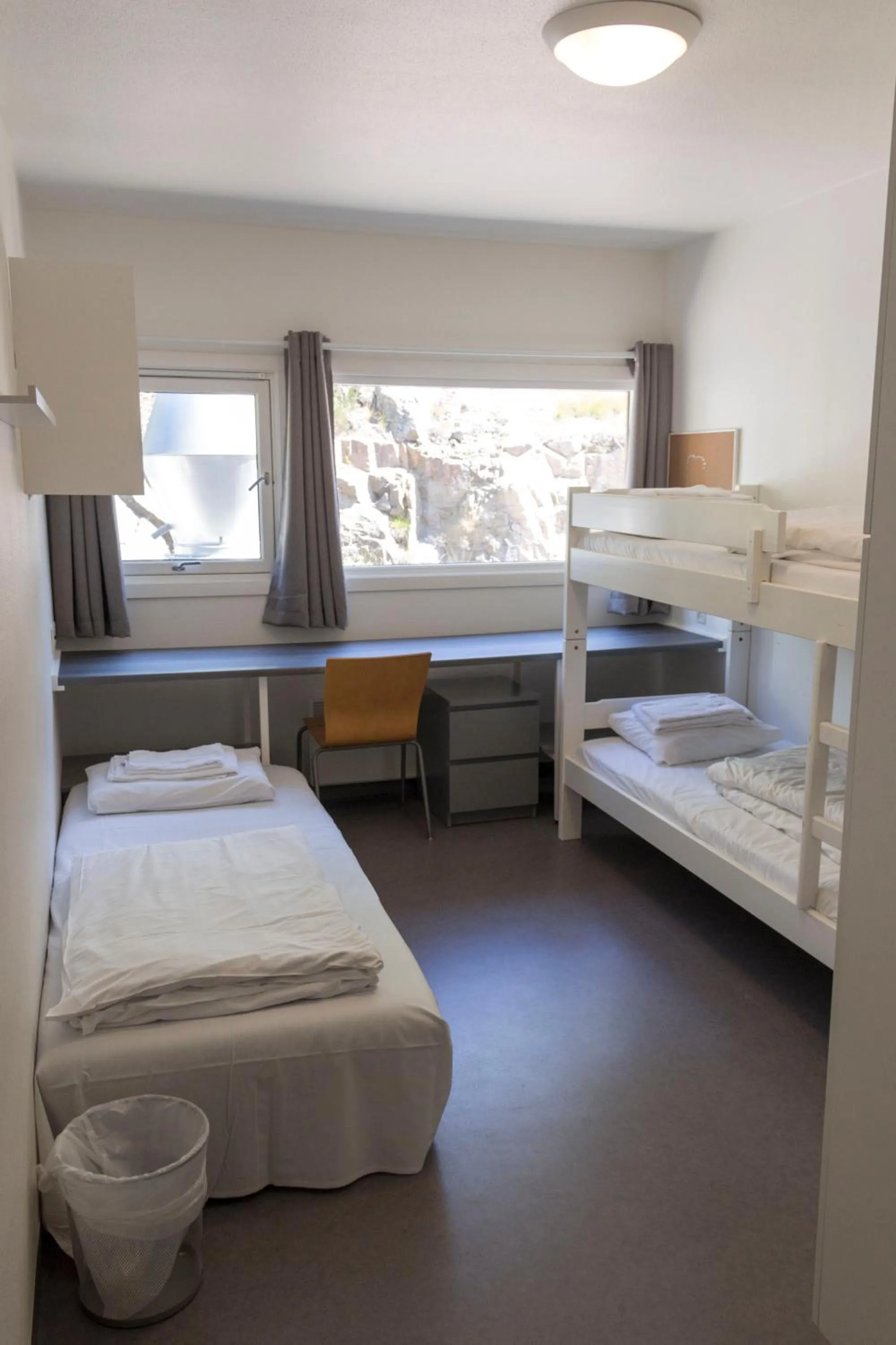 Bed in Ansgar Summerhotel