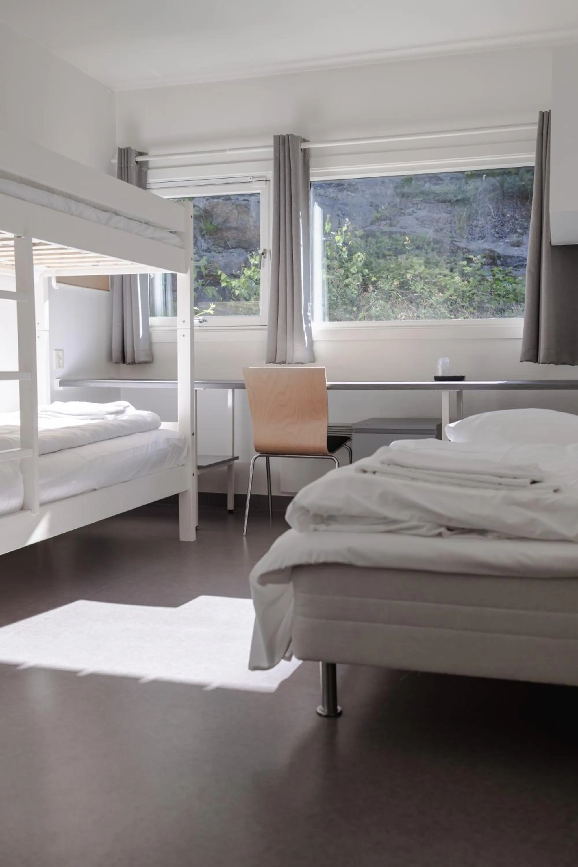 Bed in Ansgar Summerhotel