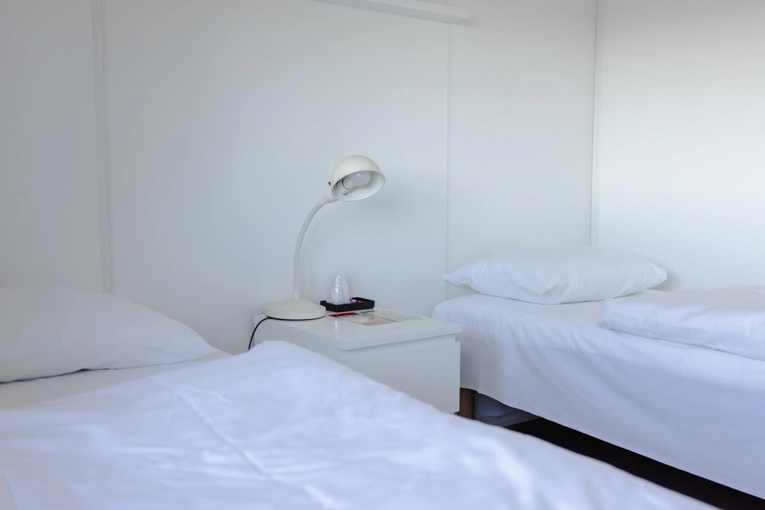 Bed in Ansgar Summerhotel