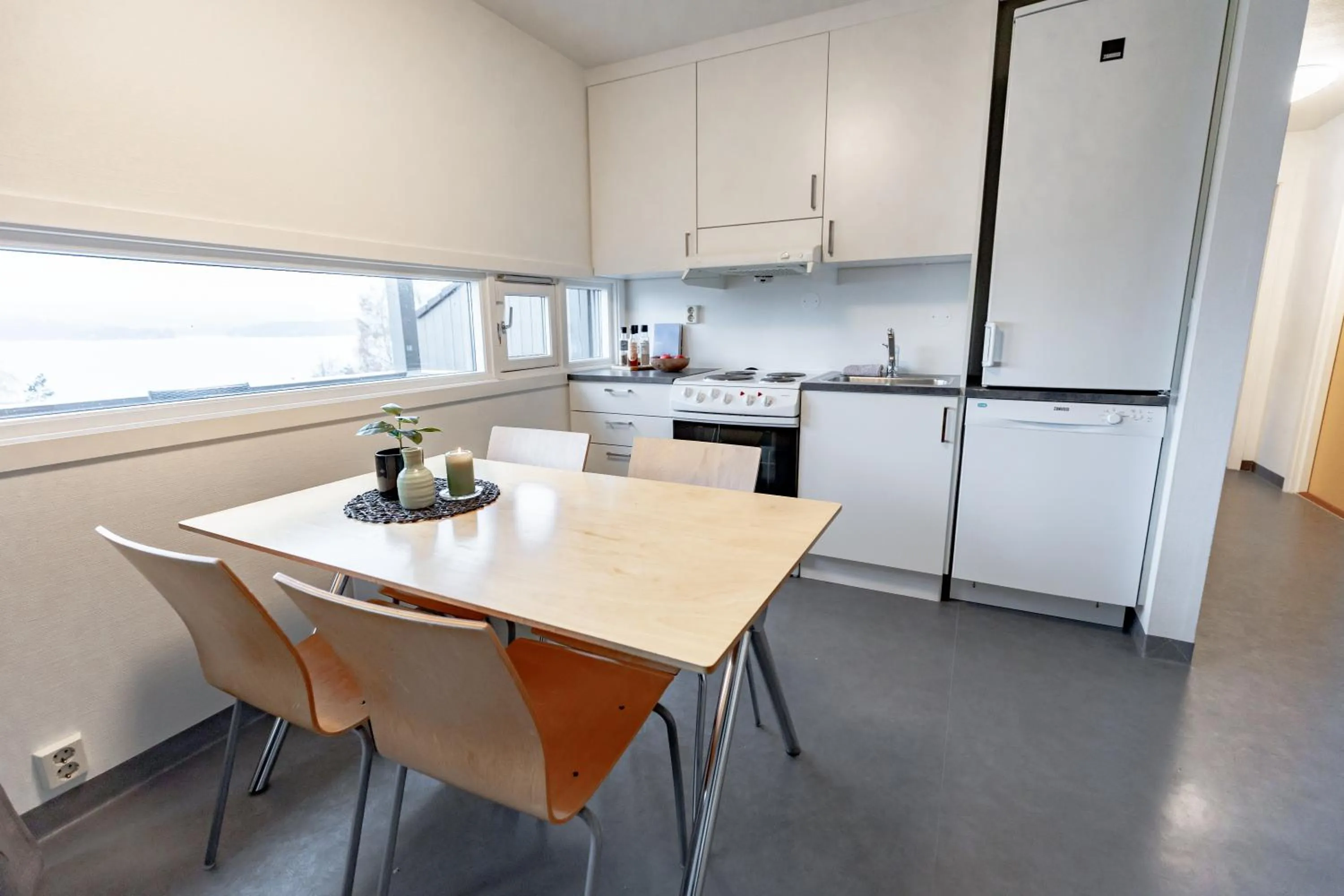 Kitchen or kitchenette in Ansgar Summerhotel