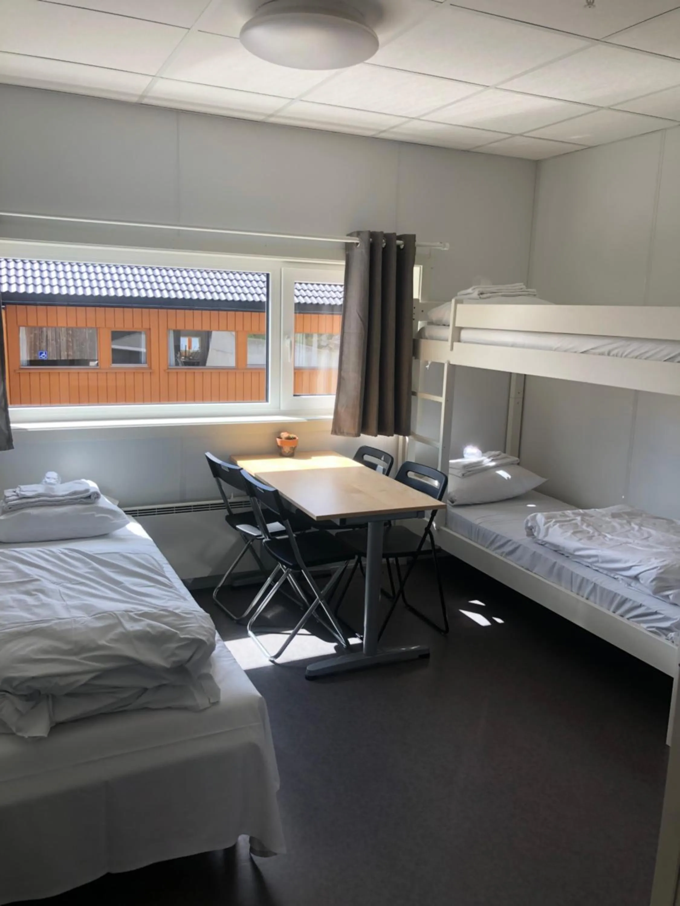 Bed in Ansgar Summerhotel