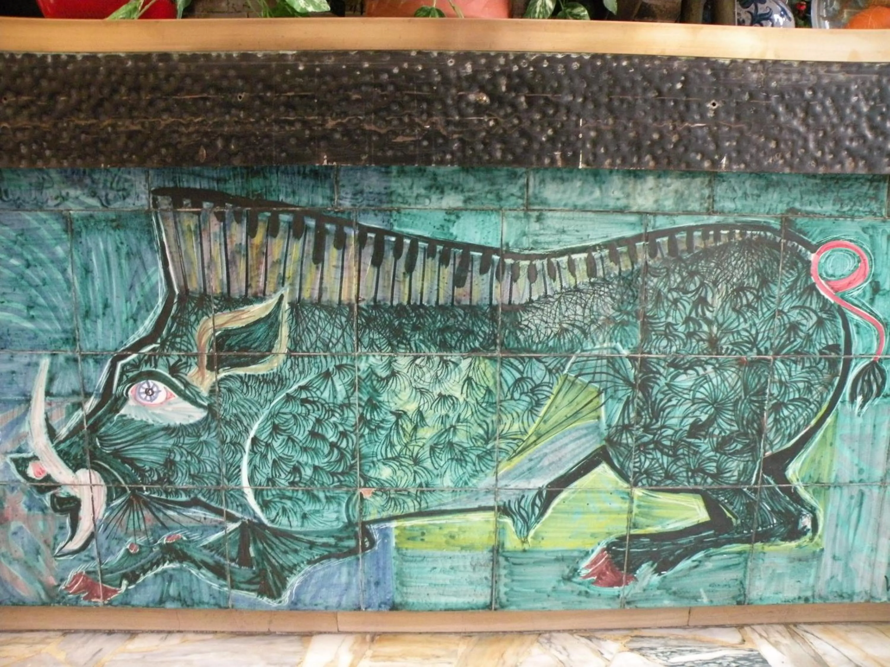 Decorative detail in Hotel Parrini