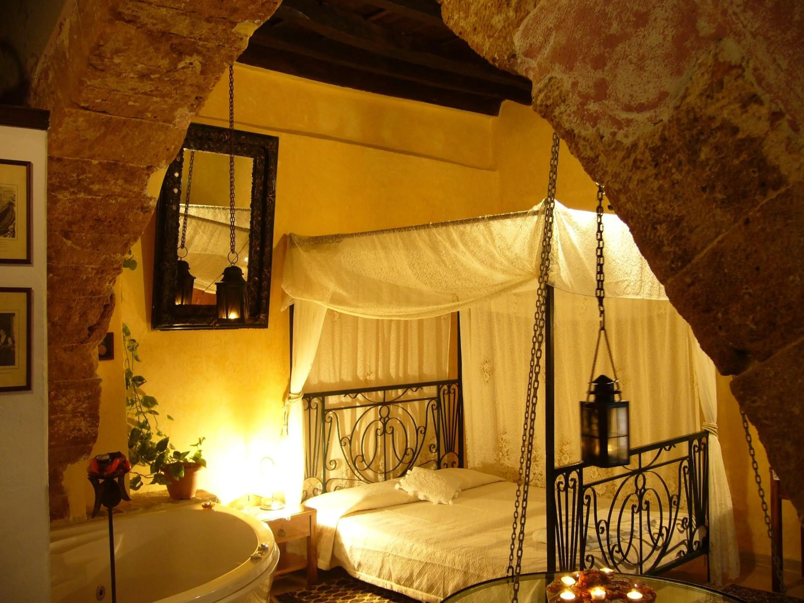 Bed in Ifigenia Rooms