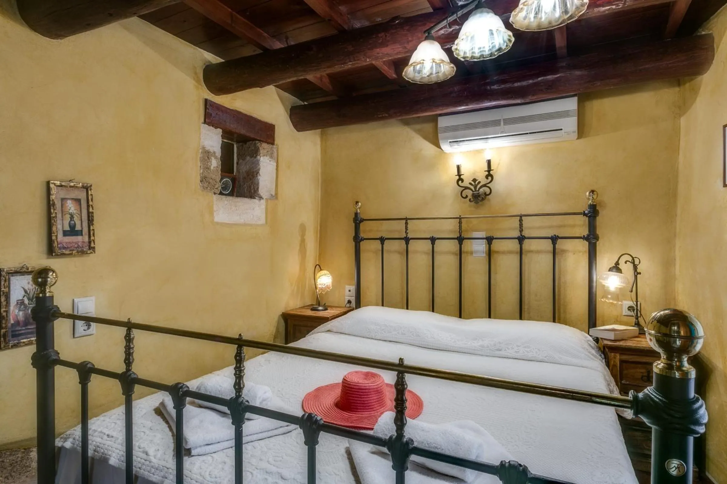 Bed in Ifigenia Rooms