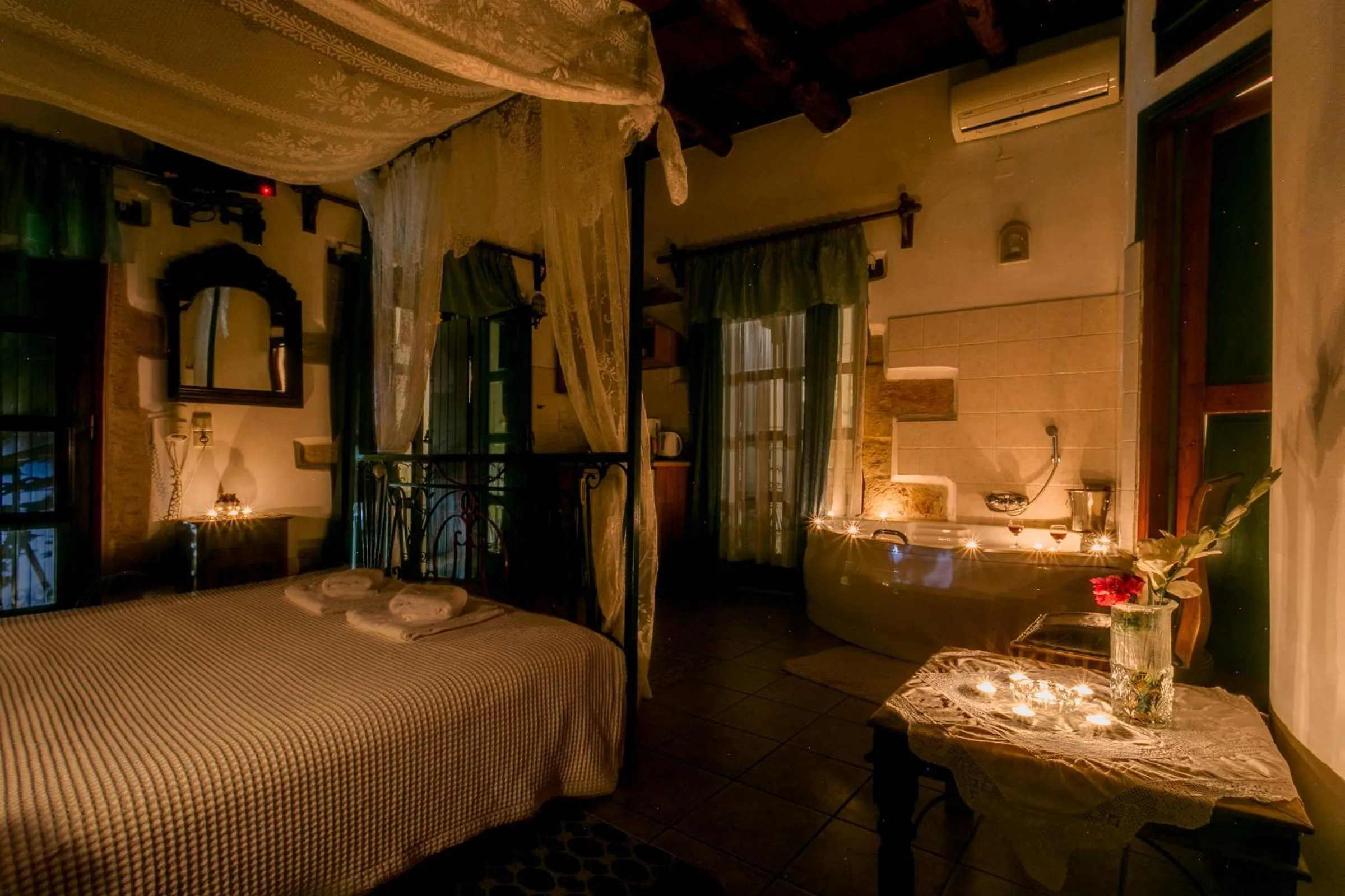 Bed in Ifigenia Rooms