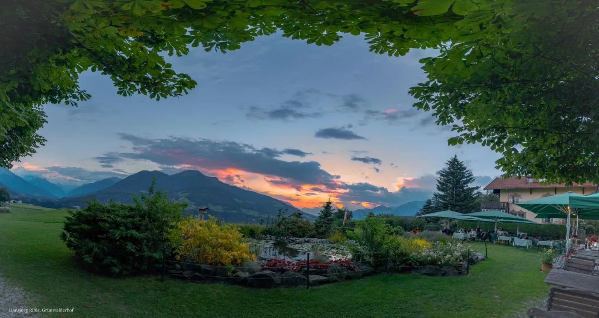 Garden in Hotel Restaurant Grünwalderhof