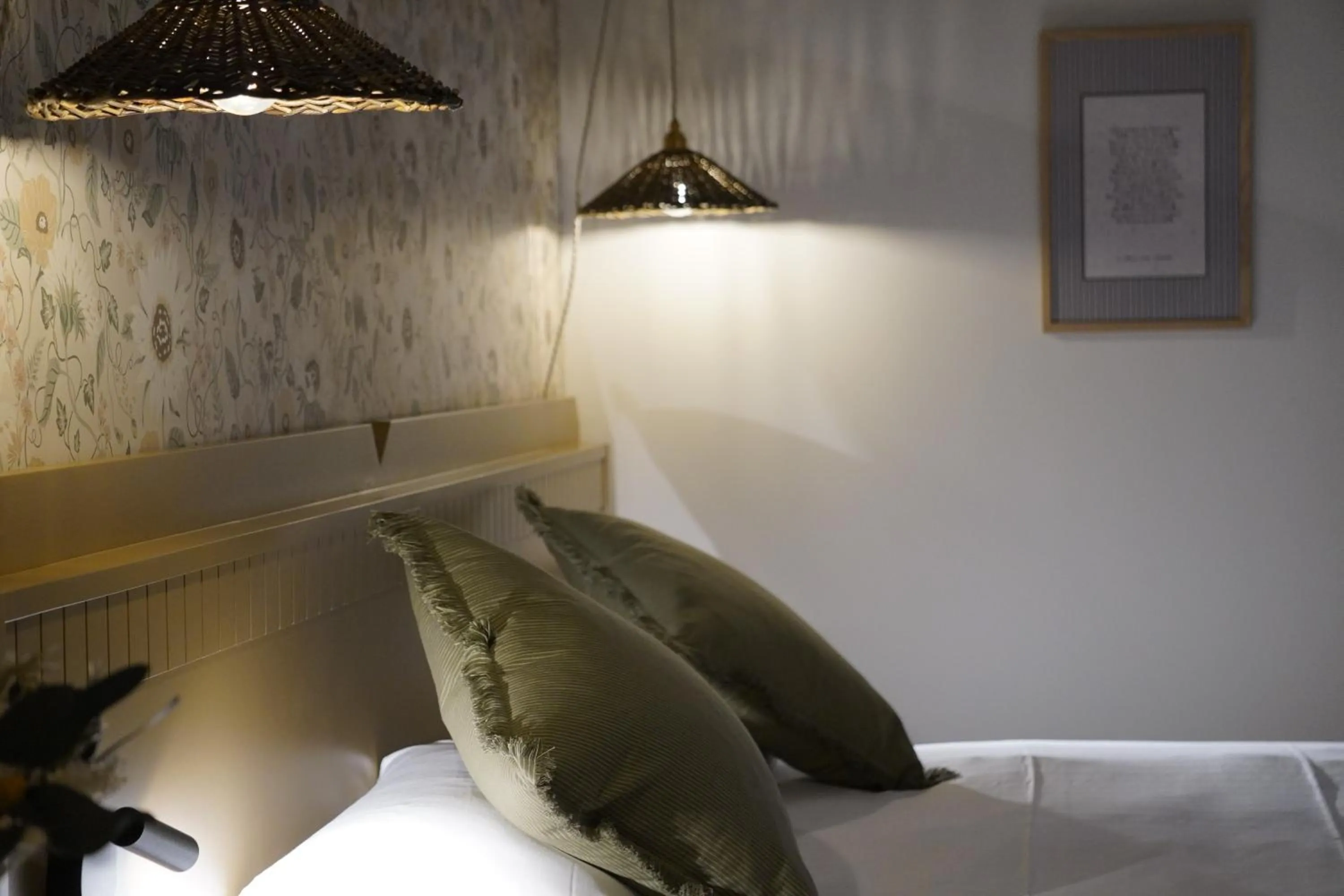 Bed in Hôtel Restaurant Ar Milin-Logis hôtels