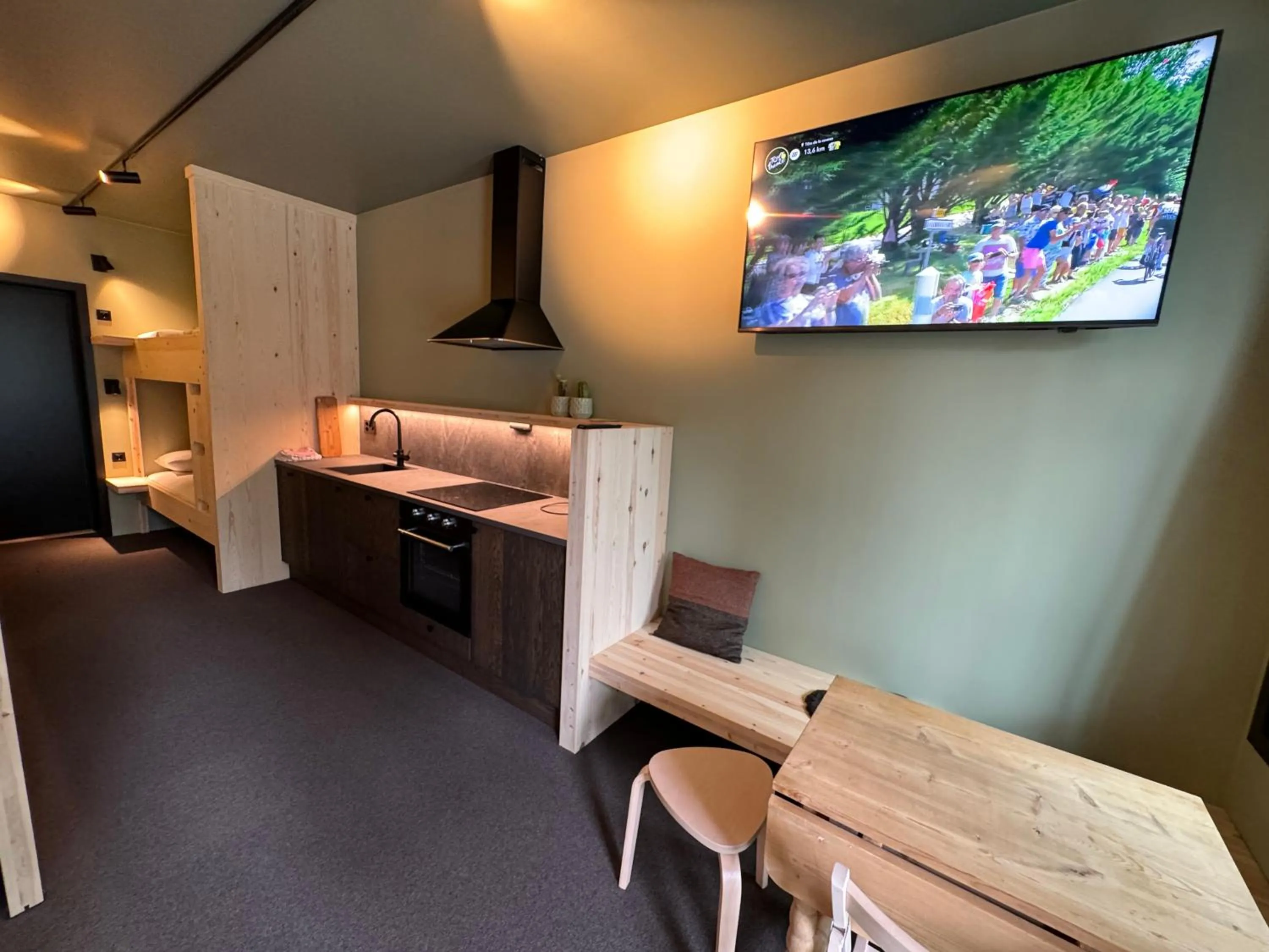 Kitchen or kitchenette in Trolltun Hotel & Hytter