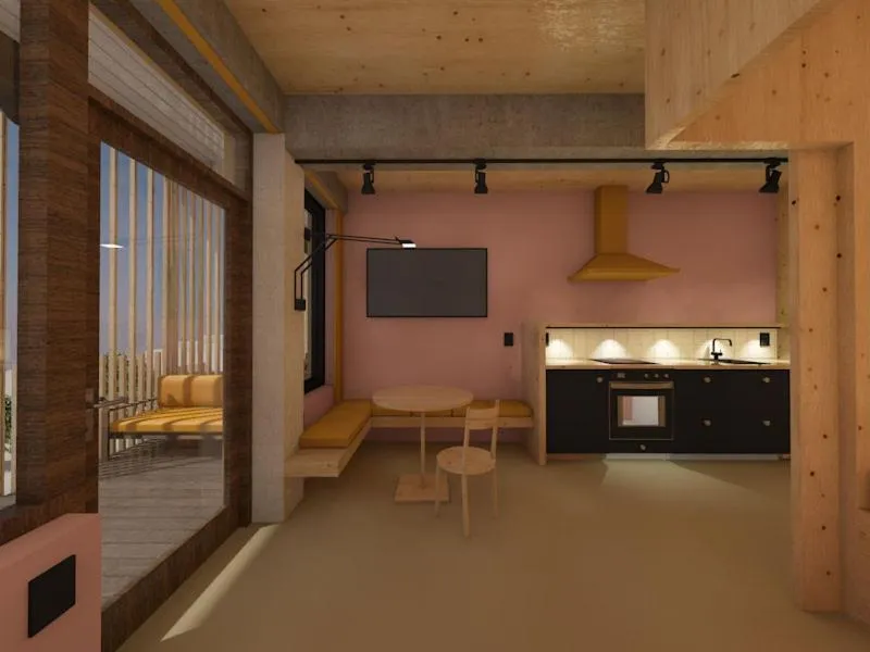 Living room in Trolltun Hotel & Hytter