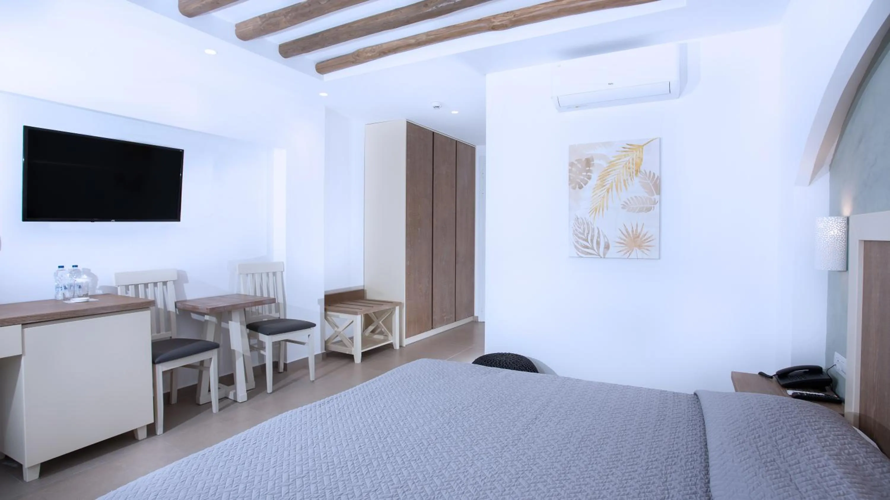 Bed in Mastichari Bay Hotel