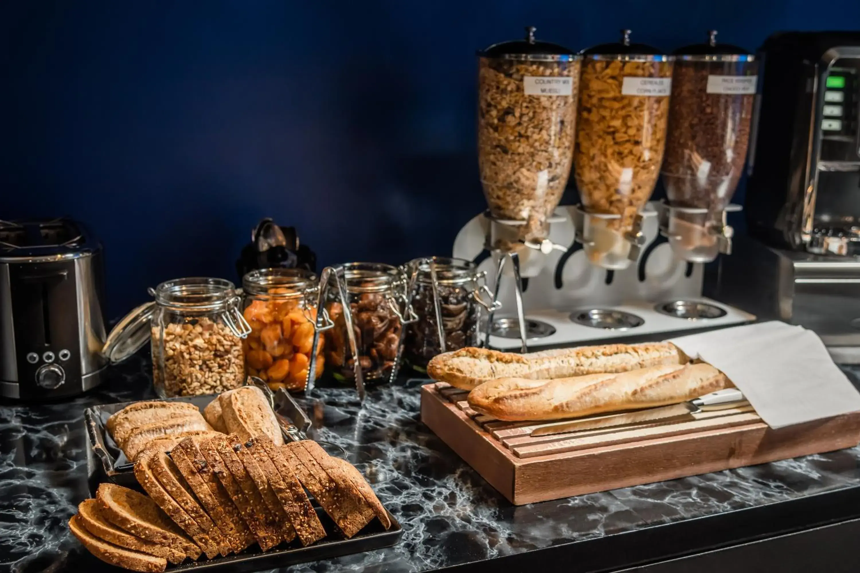 Buffet breakfast in Hotel Archetype Etoile Buffet breakfast in Hotel Archetype Etoile