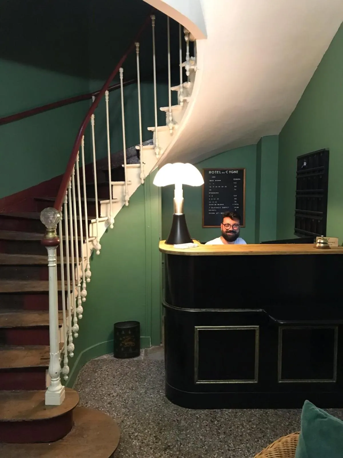 Lobby or reception in Hotel Du Cygne Tours