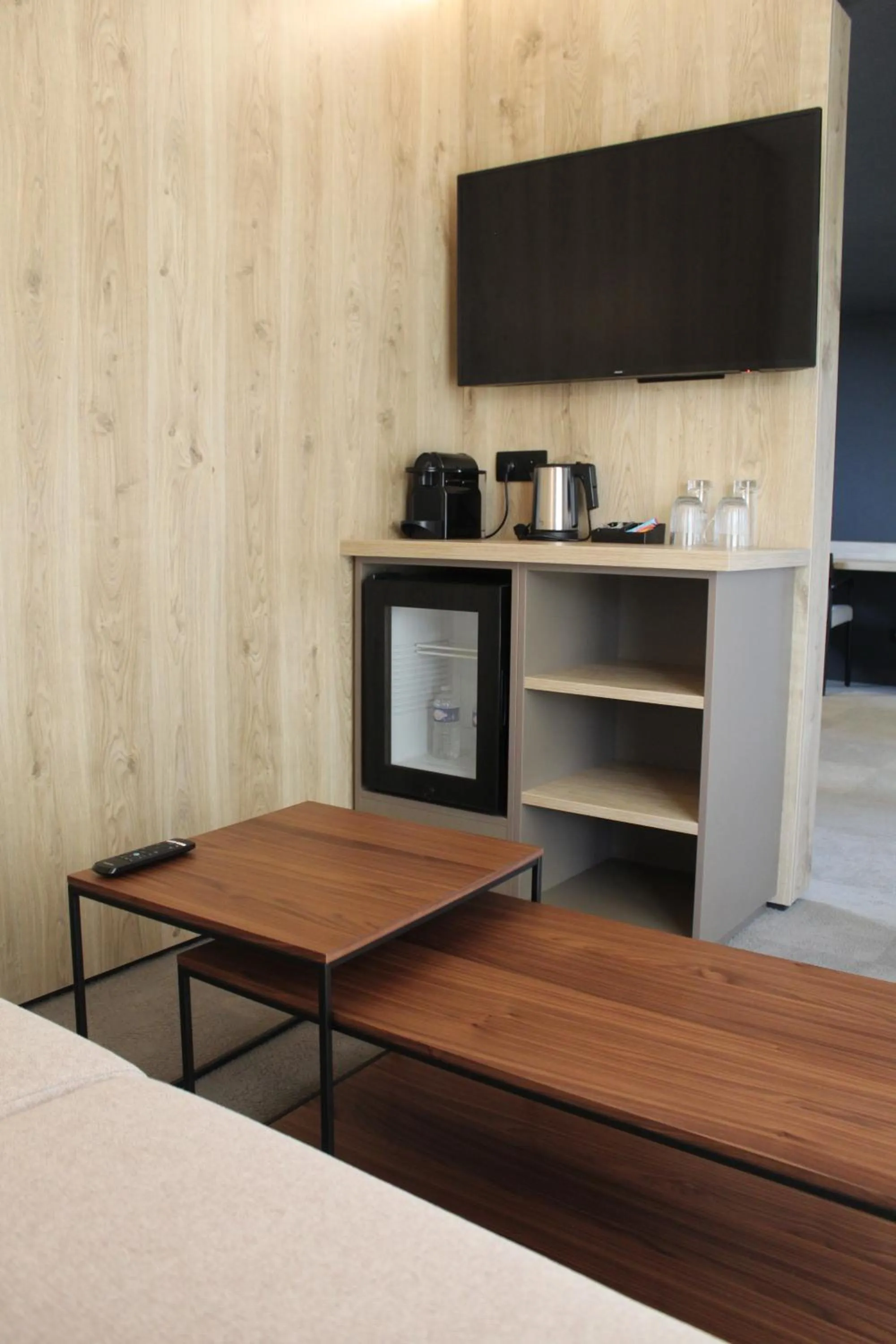 Bed in Hôtel Les Muses