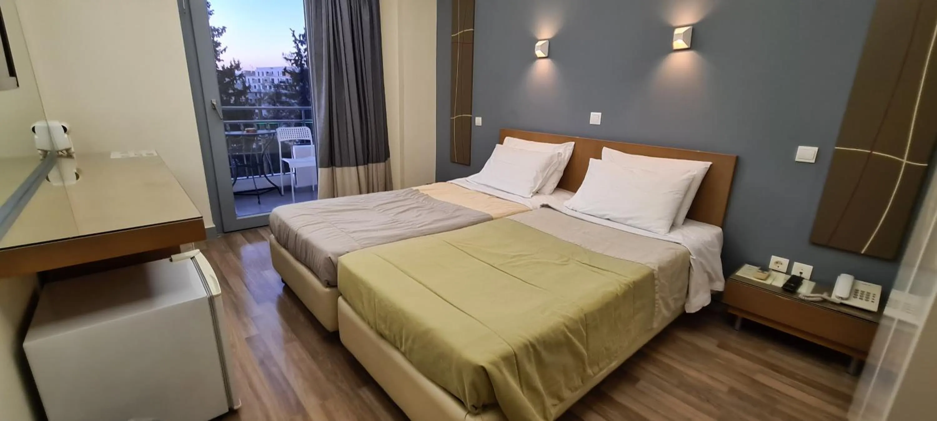 Bed in Ariston Hotel