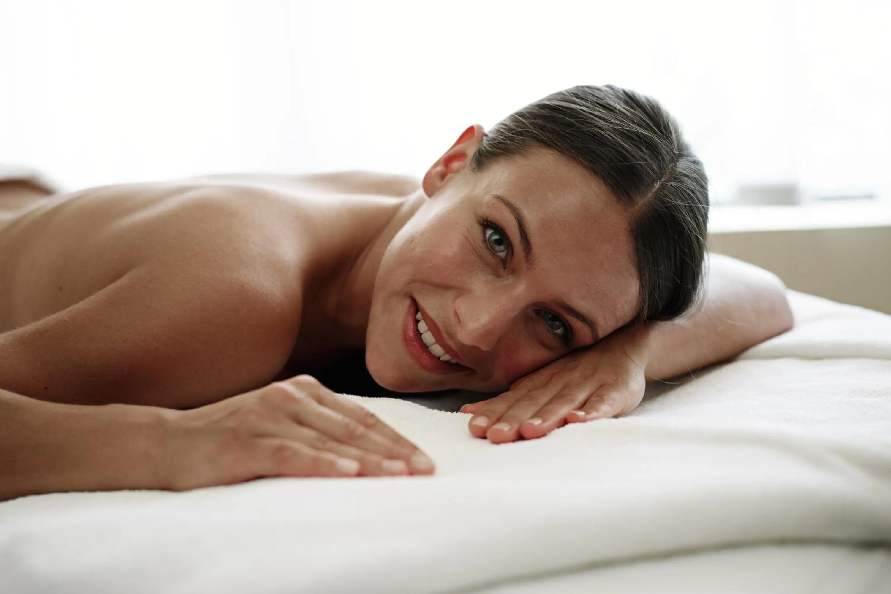 People, Bed in Ganischgerhof Mountain Resort & Spa