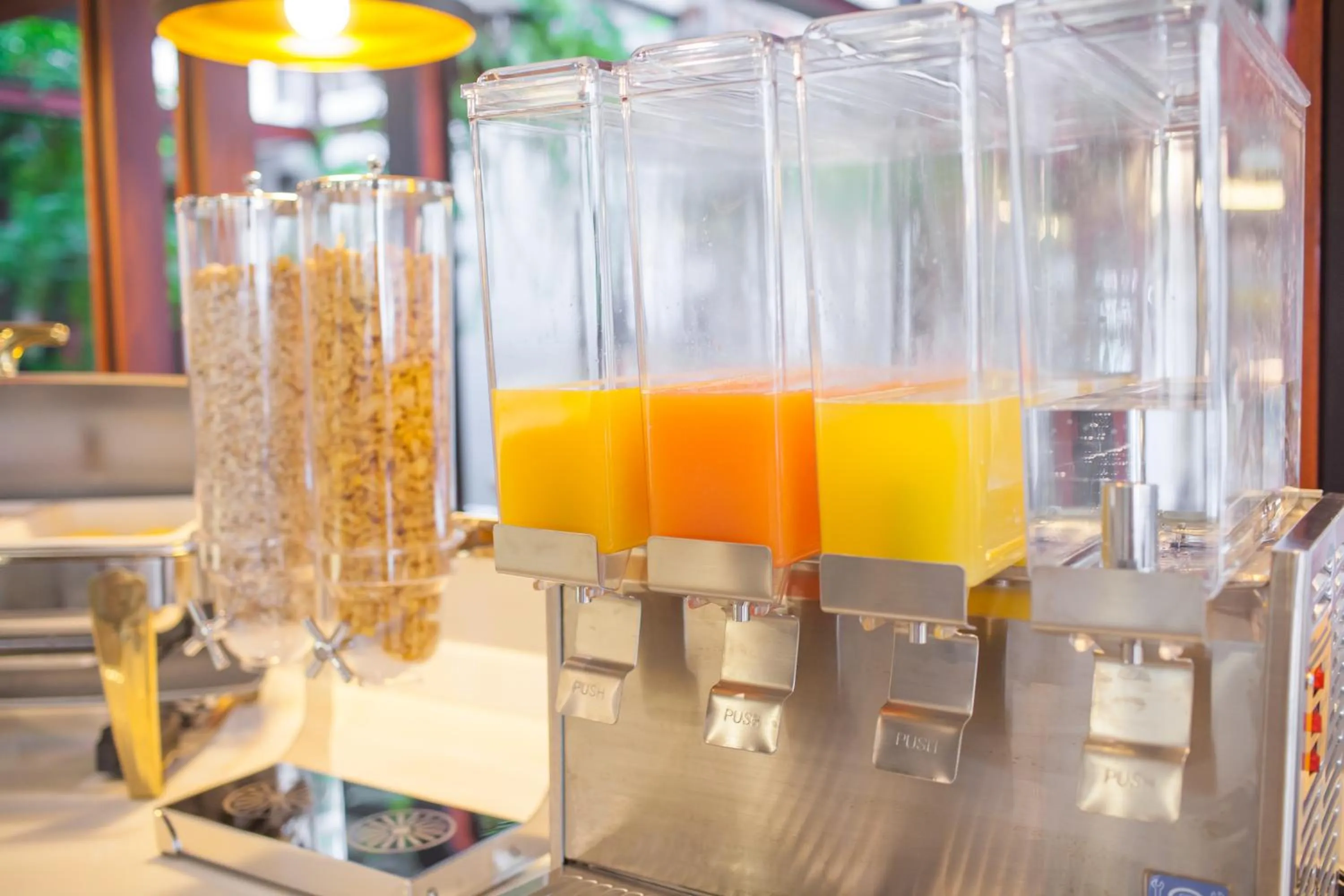 Buffet breakfast in New Siam Palace Ville Hotel