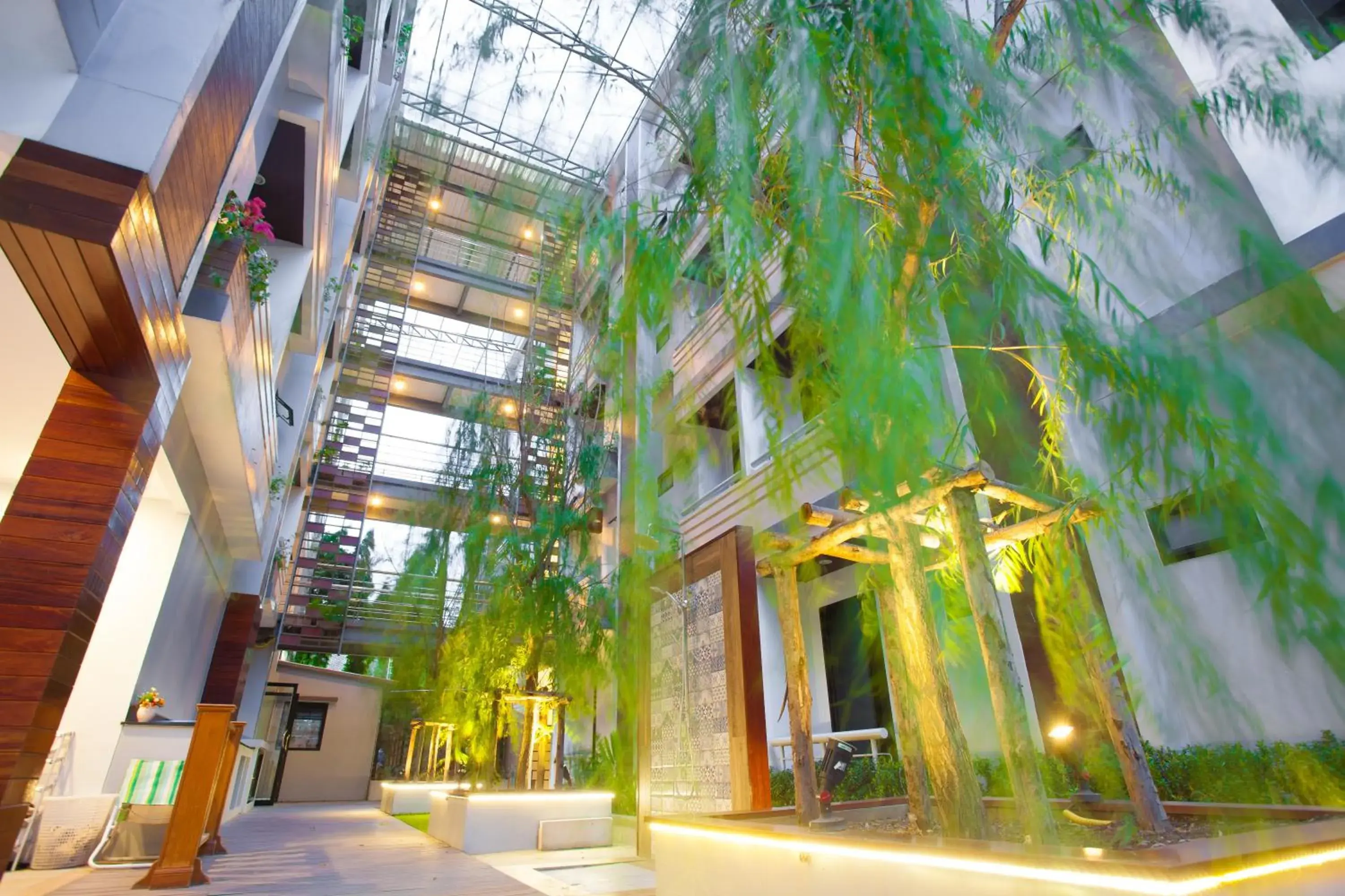 Property building in New Siam Palace Ville Hotel Property building in New Siam Palace Ville Hotel